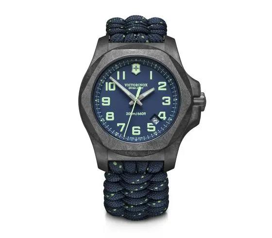 Victorinox I.N.O.X Grey Carbon Case Space Tested Super Luminova Men's Watch Set 241860