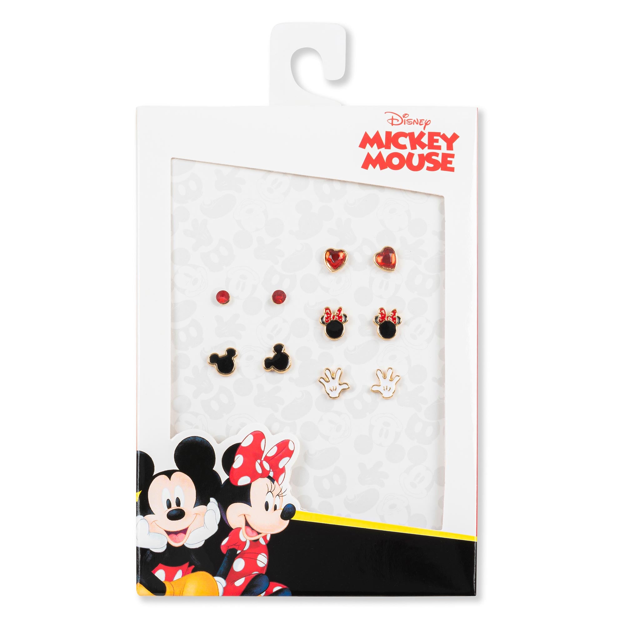 Disney Five Mickey Mouse Earrings Set Ladies Jewellery SH00415YL