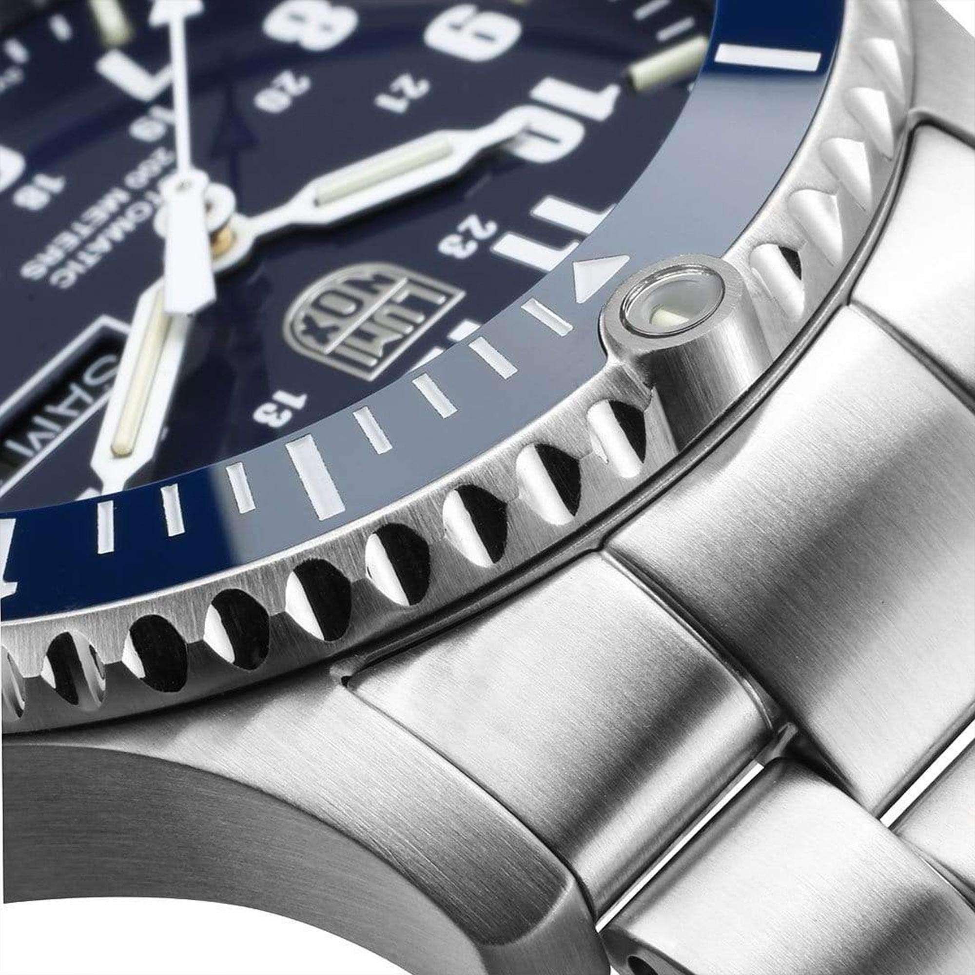 Luminox Sport Timer 0920 Series Automatic Blue Dial Silver Stainless Steel Bracelet Men's Watch XS.0924