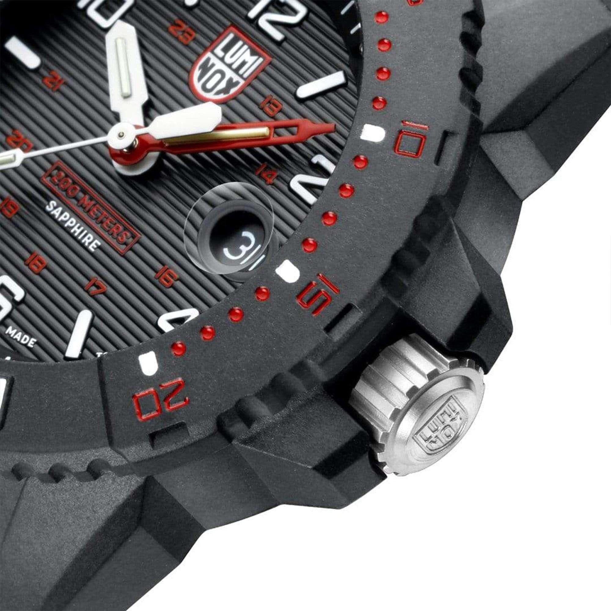 Luminox Navy SEAL 3600 Series Quartz Black Dial Rubber Strap Men's Watch XS.3615