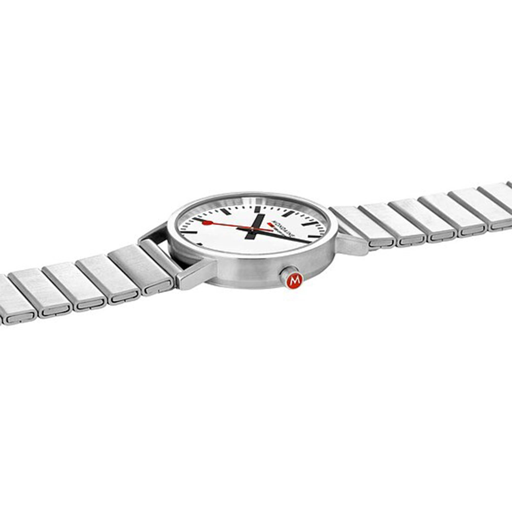 Mondaine Classic Quartz White Dial Stainless Steel Bracelet Ladies Watch A660.30314.16SBJ
