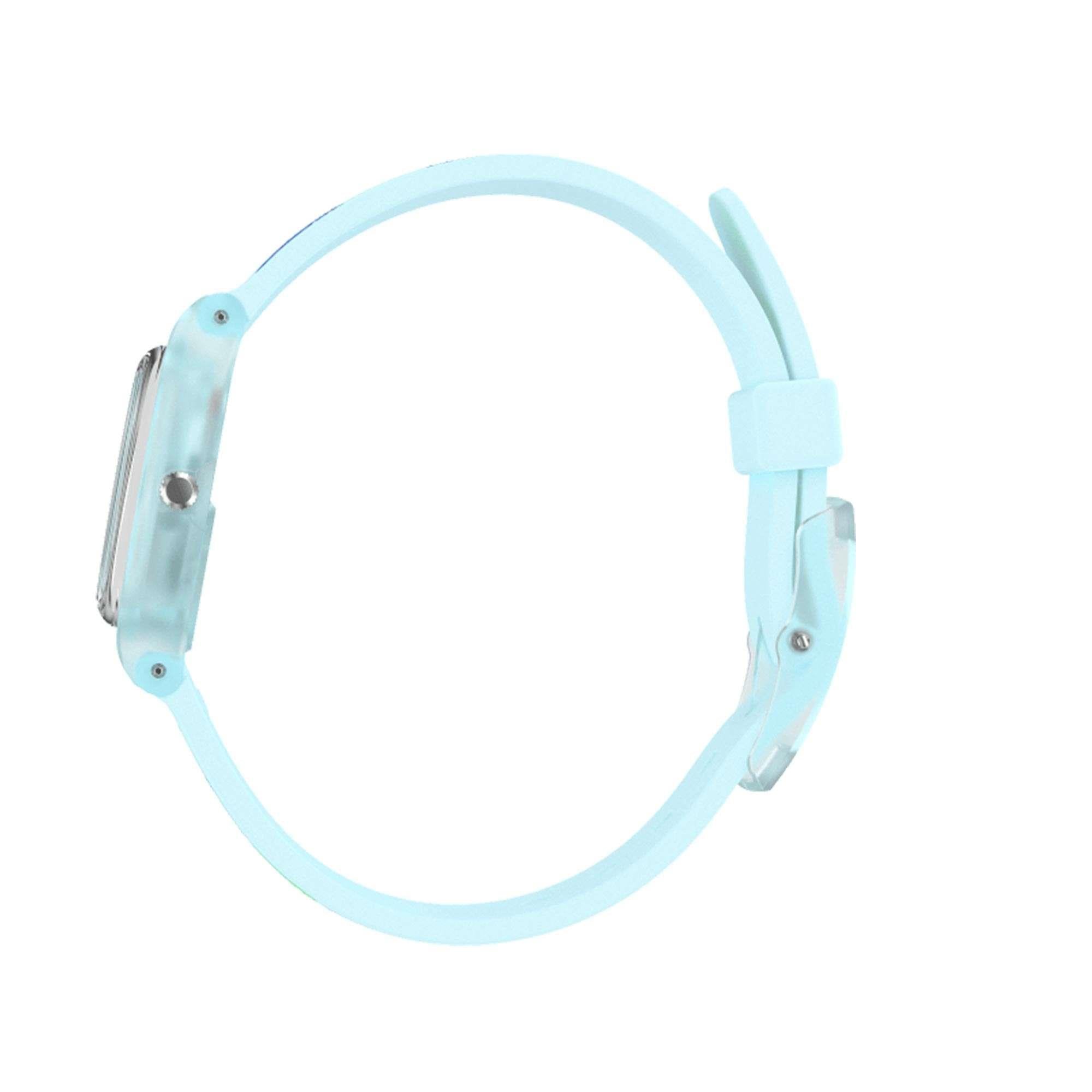 Swatch Original Gent Quartz Blue Dial Blue Silicone Strap LN157