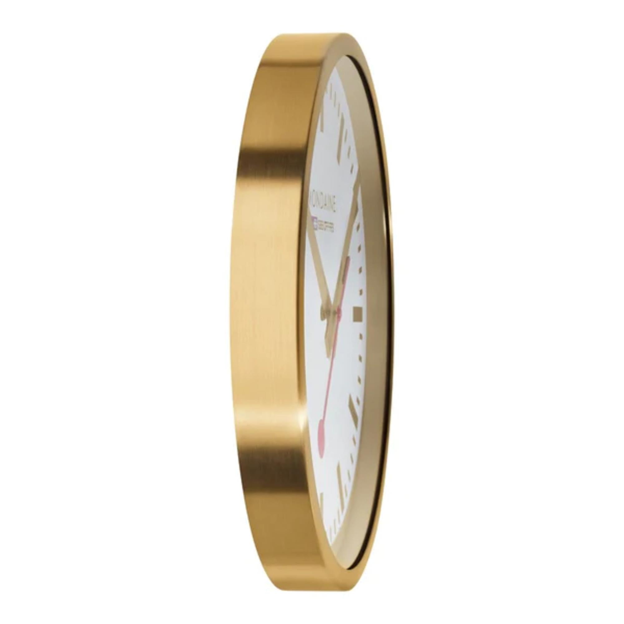 Mondaine Gold Wall Clock A990.CLOCK.17SBG