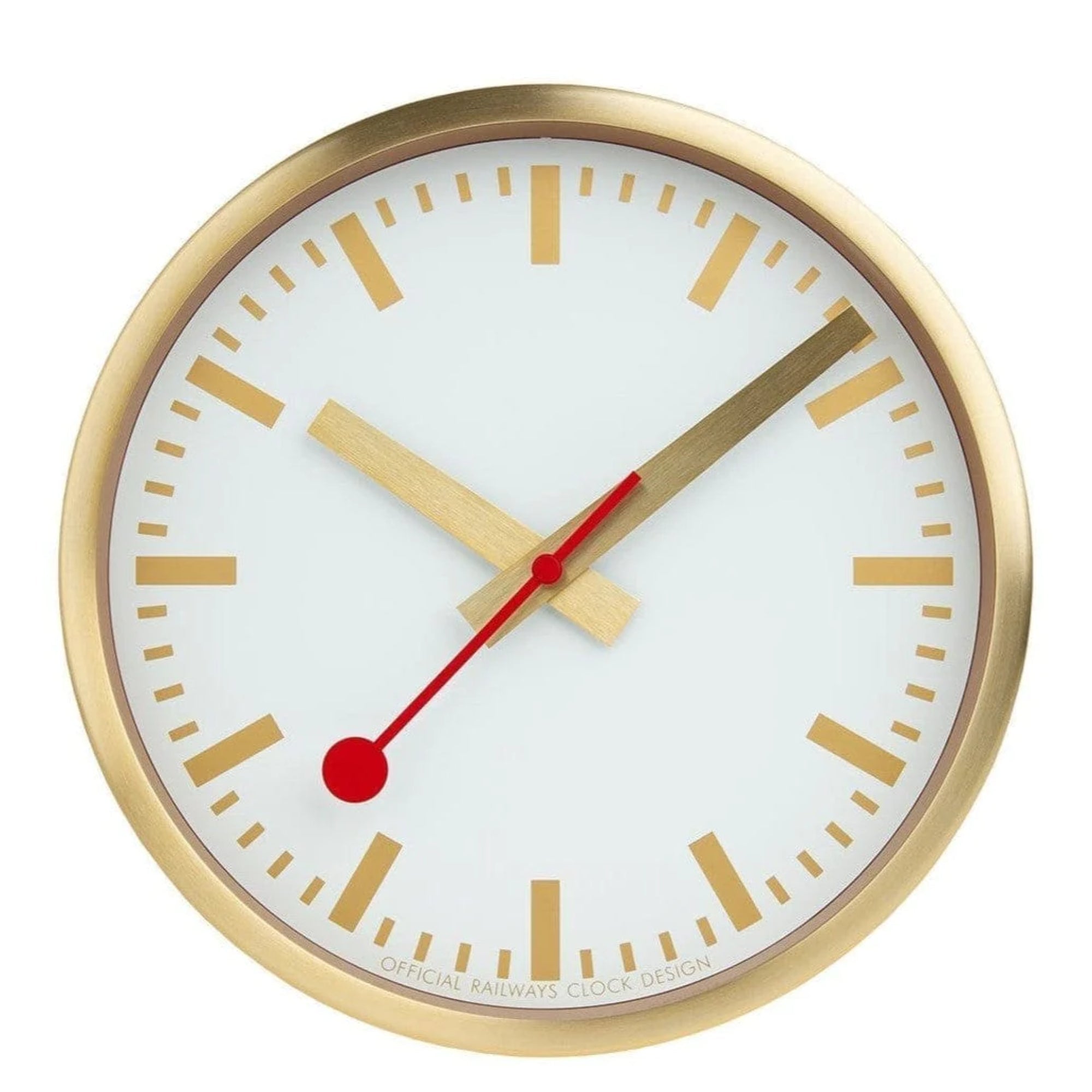 Mondaine Gold Wall Clock A990.CLOCK.17SBG