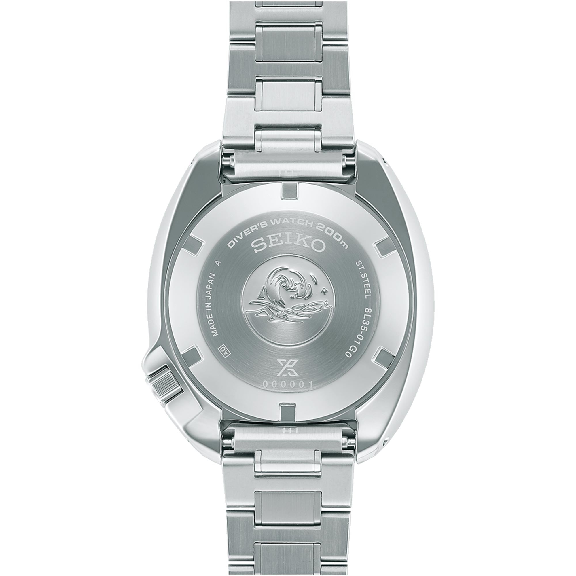 Seiko Prospex 'Captain Willard' Automatic Black Dial Stainless Steel Bracelet Men's Watch SLA051J1