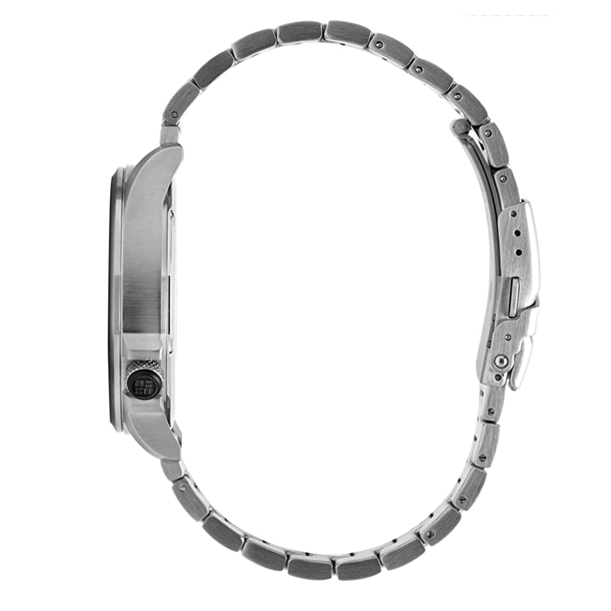 Columbia Canyon Ridge Quartz Chalk Dial Stainless Steel Bracelet Mens Watch CSC02-016