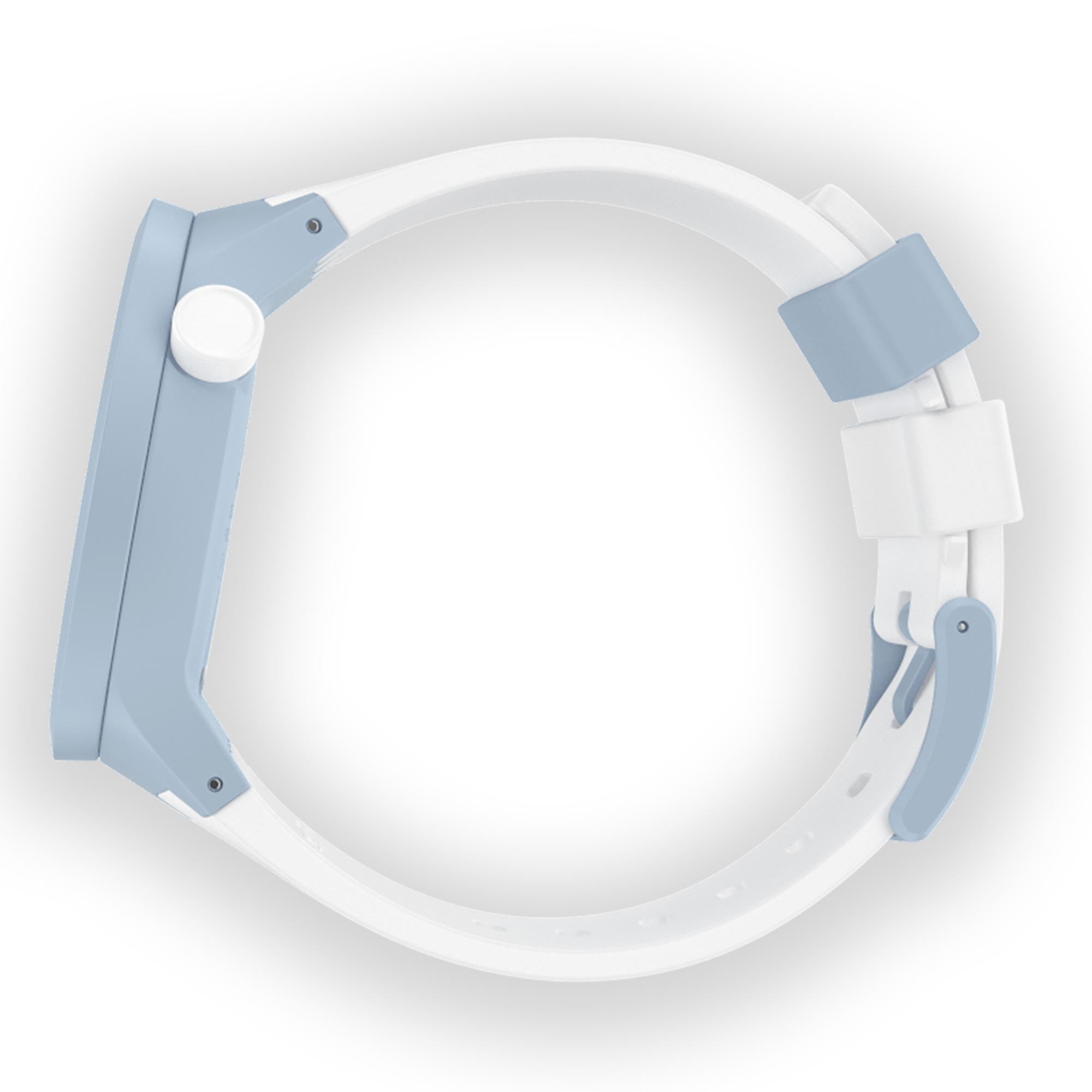 Blite Quartz Movement White Dial Silicone Strap Watch SB03N101