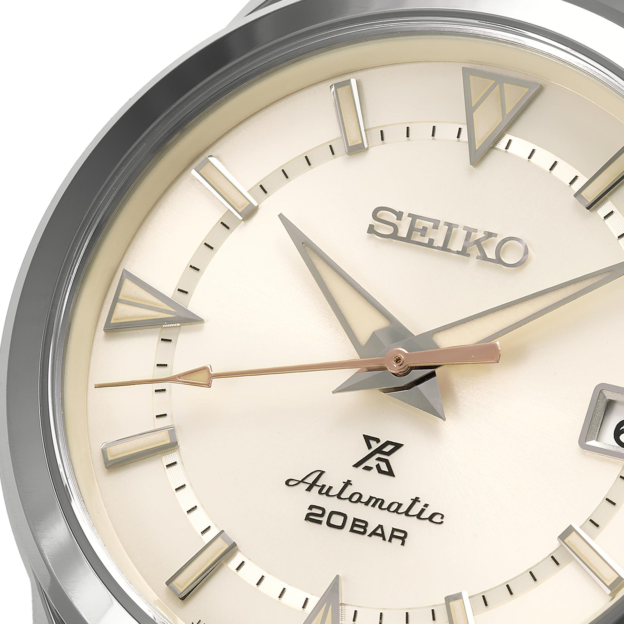 Seiko Prospex 1959 Alpinist Automatic Cream Dial Stainless Steel Bracelet Men's Watch SPB241J1