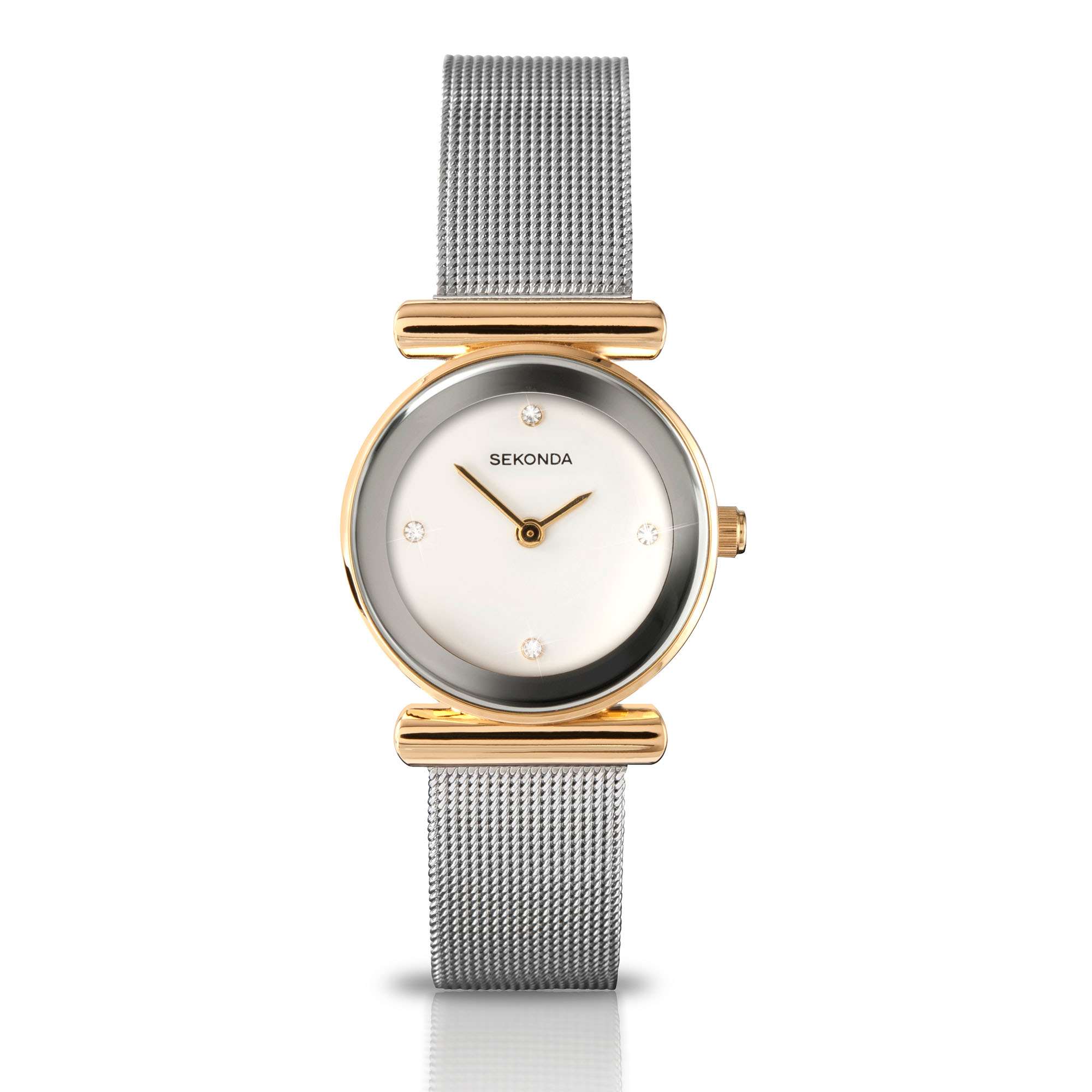 Sekonda Quartz Mother of Pearl Dial Milanese Bracelet Ladies Watch 4887.00