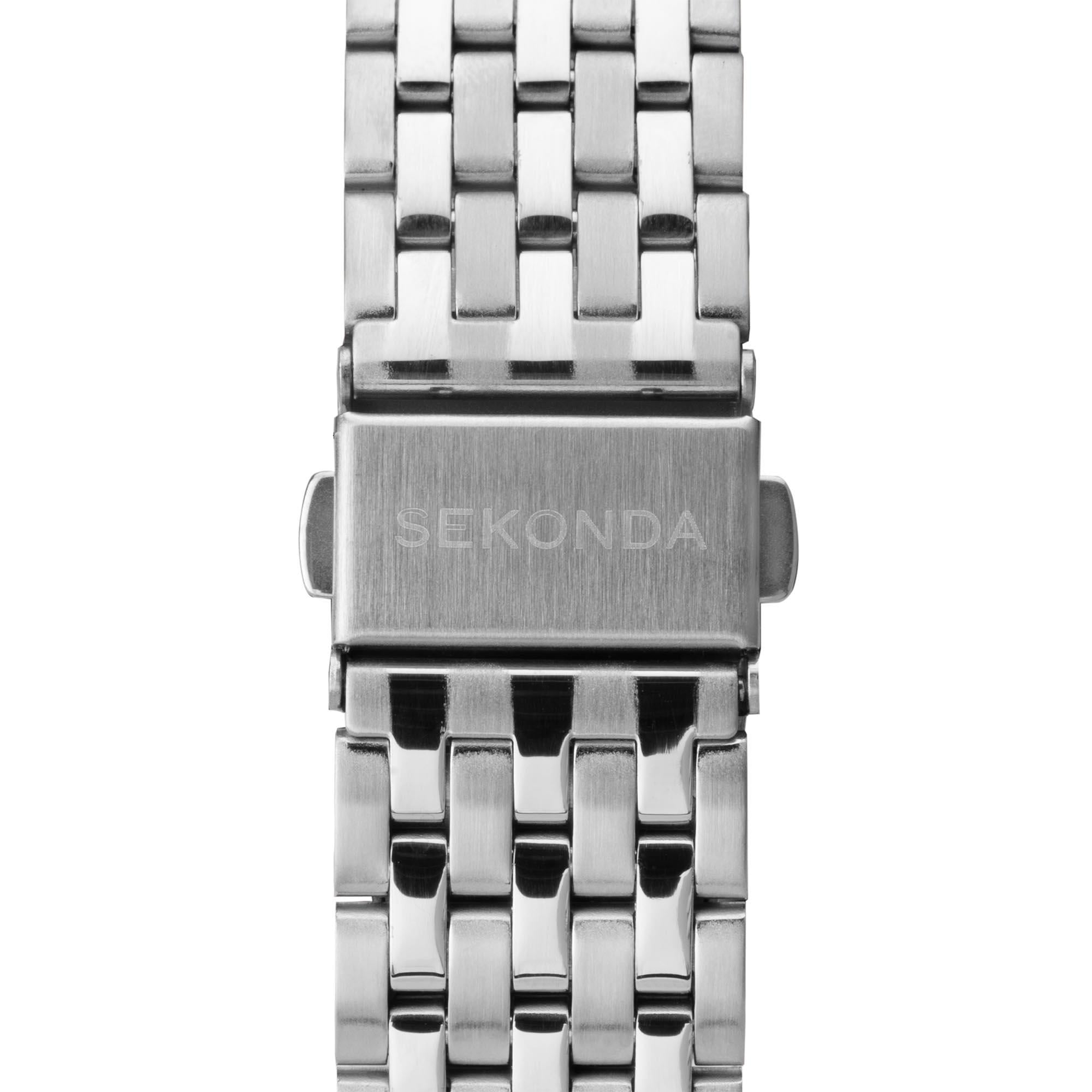 Sekonda Aviation Quartz Green Dial Stainless Steel Bracelet Men’s Watch 1935