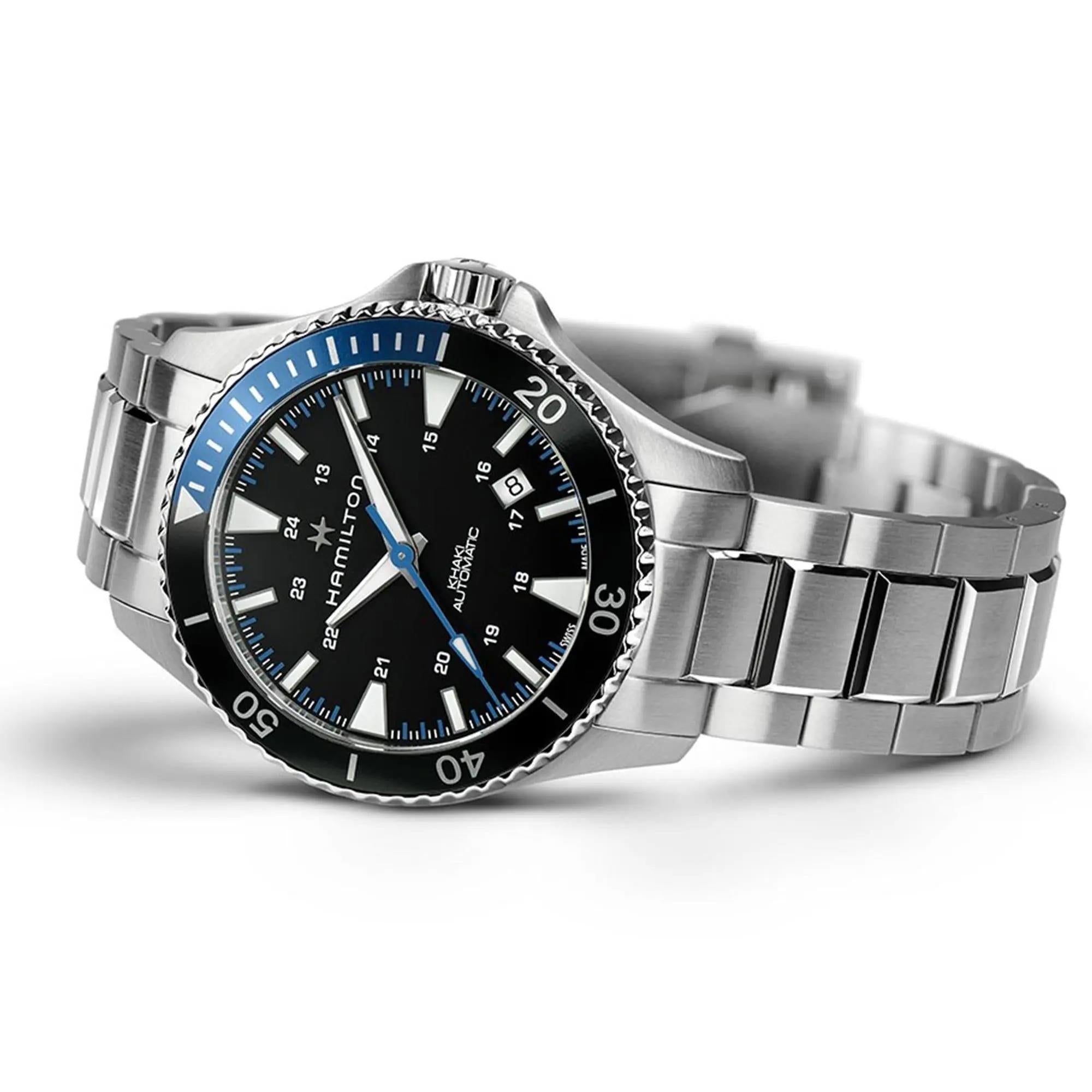 Hamilton Khaki Navy Scuba Automatic Black Dial Men's Watch H82315131