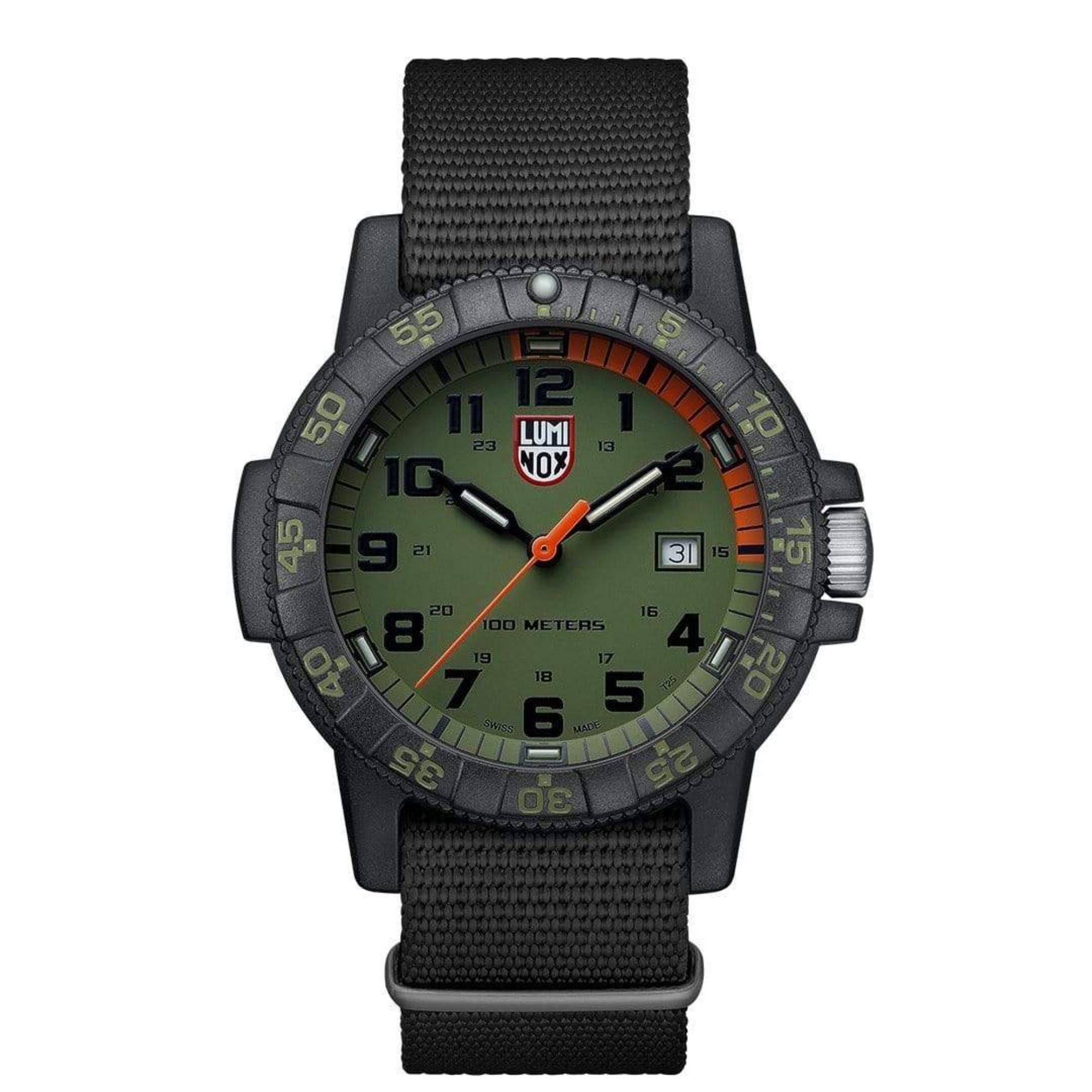 Luminox Sea Turtle Giant 0320 Series Green Dial Men's Watch XS.0337
