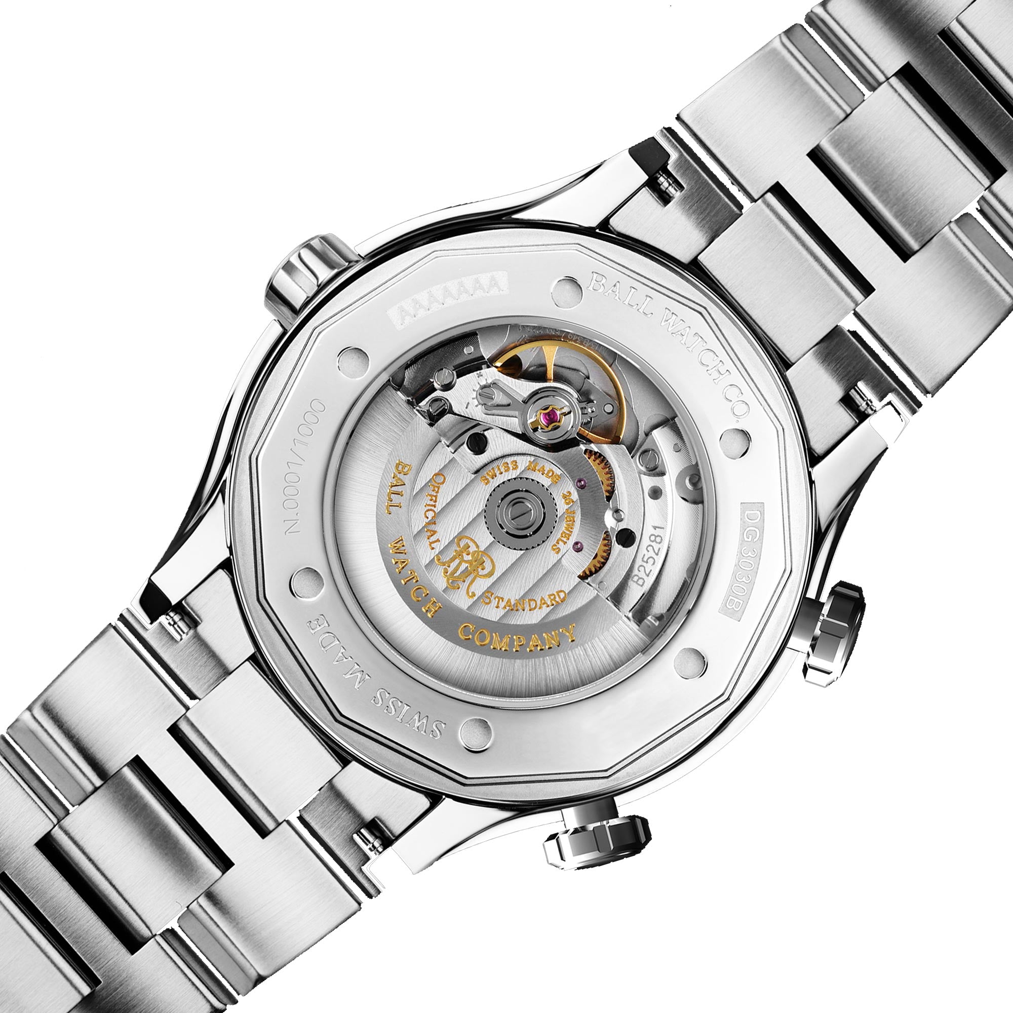 BALL Roadmaster Marine GMT Limited Edition Blue Dial Stainless Steel Bracelet Men's Watch DG3030B-S4C-BE (Delivery 7-10 days)