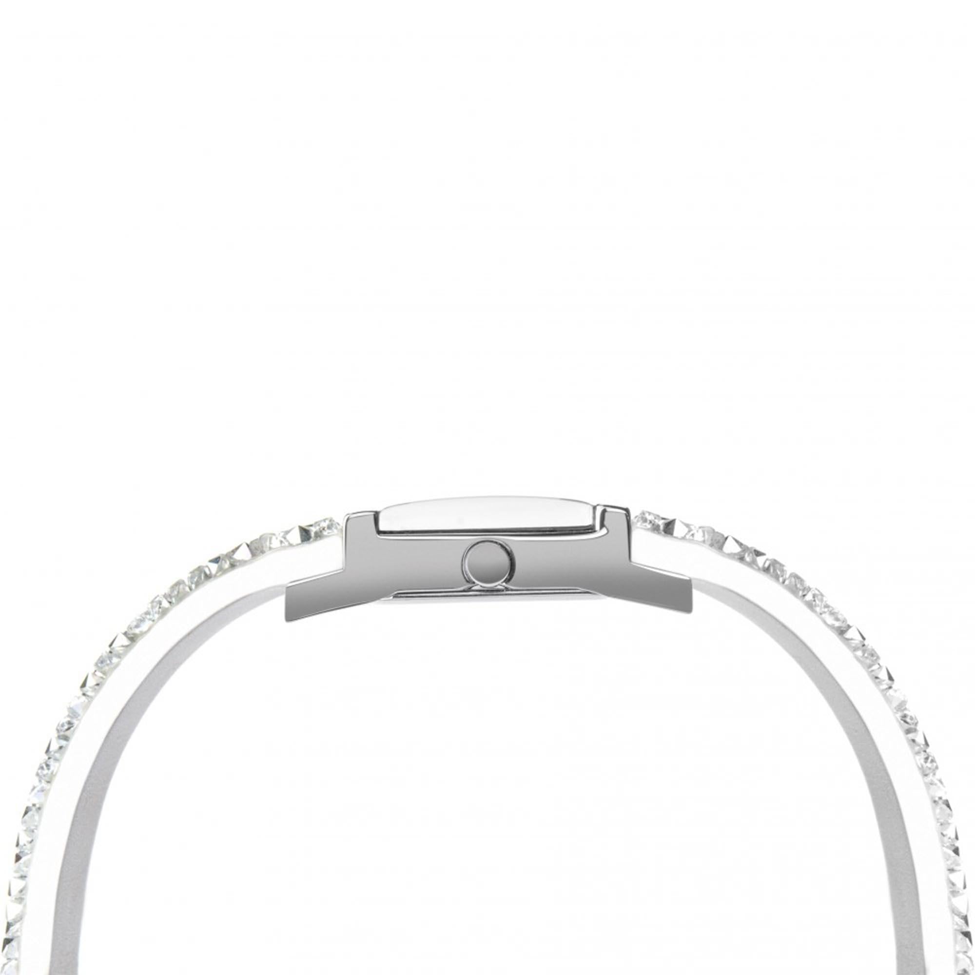 Seksy Rocks Quartz Silver Dial Silver Brass Bracelet Ladies Watch 40042