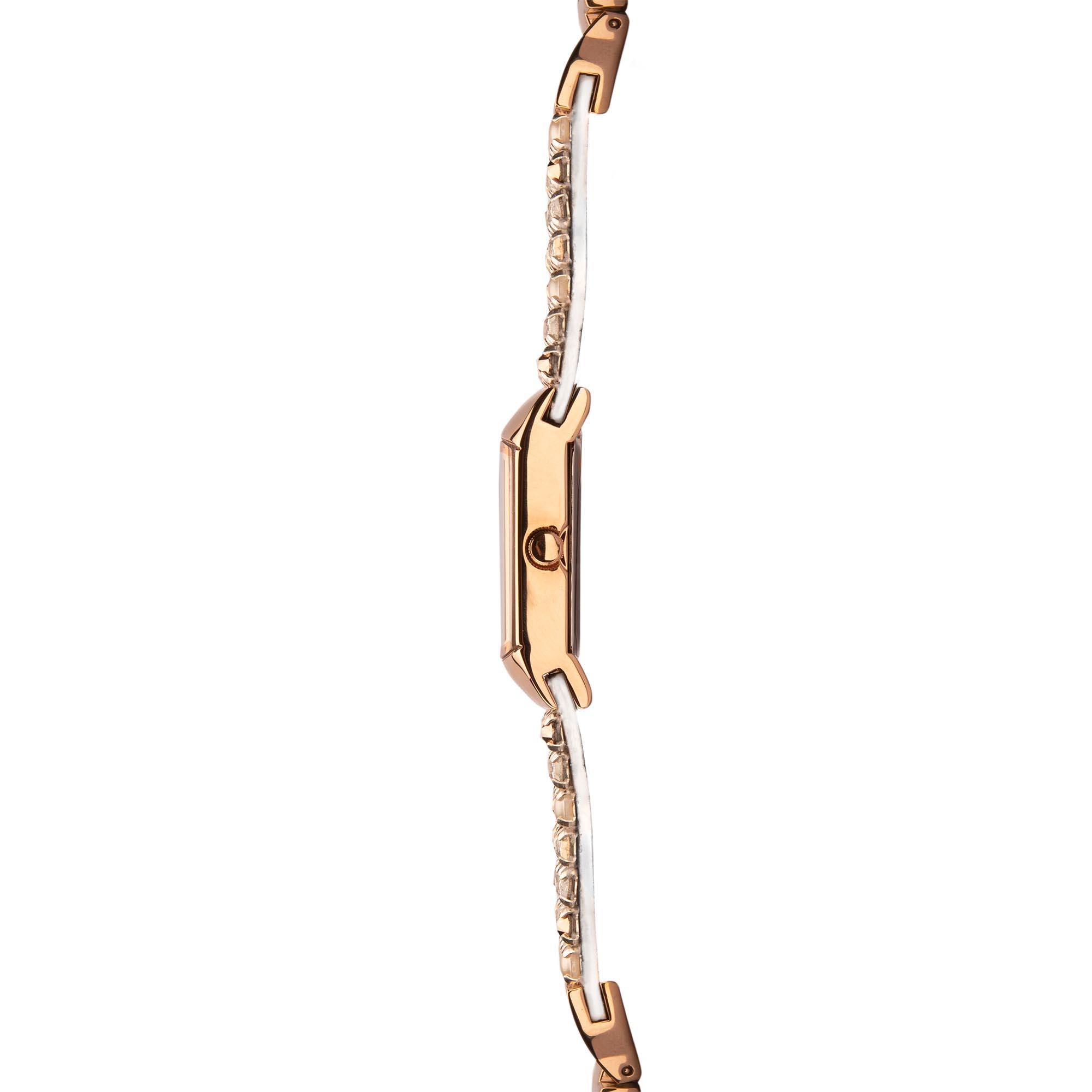 Seksy Classic Quartz Rose Gold Dial Rose Gold Brass Bracelet Ladies Watch 2952