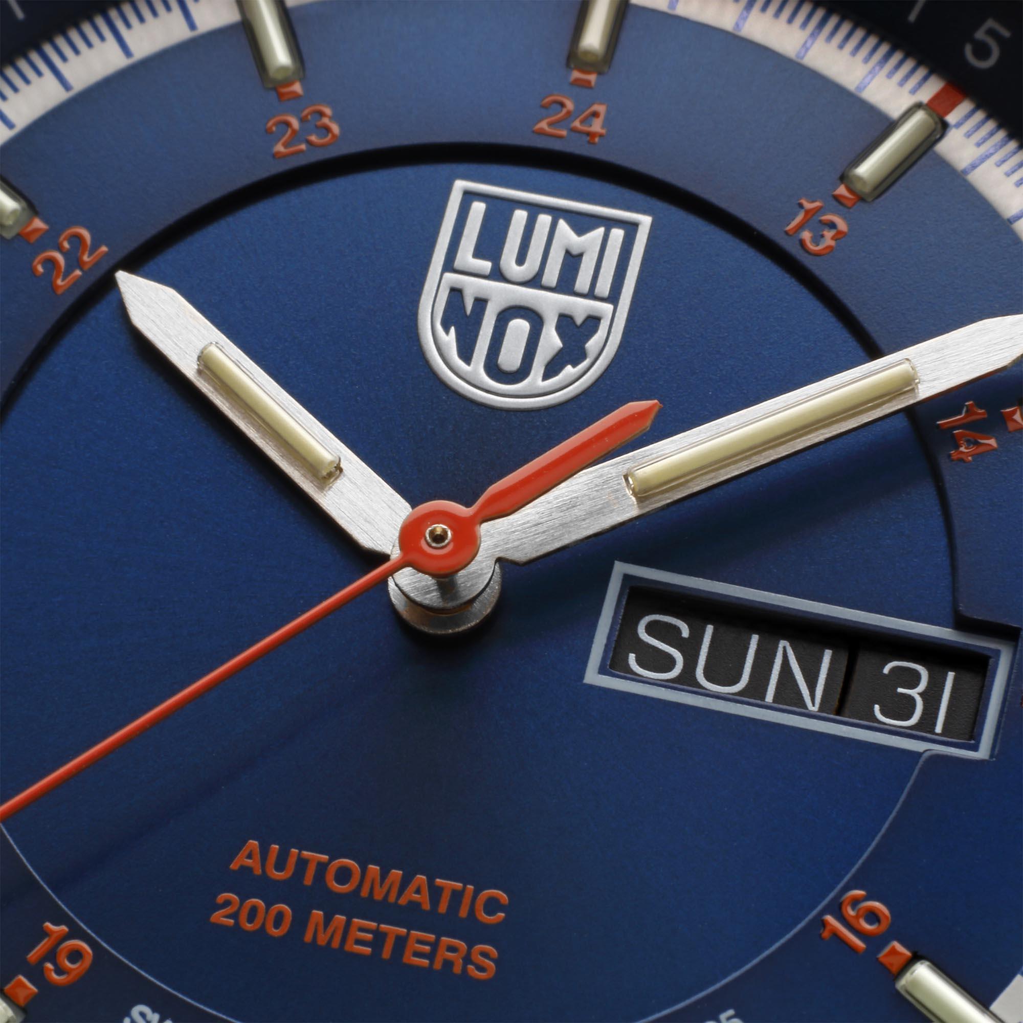 Luminox Atacama Field Automatic 1900 Series Blue Dial Stainless Steel Bracelet Men's Watch XL.1904
