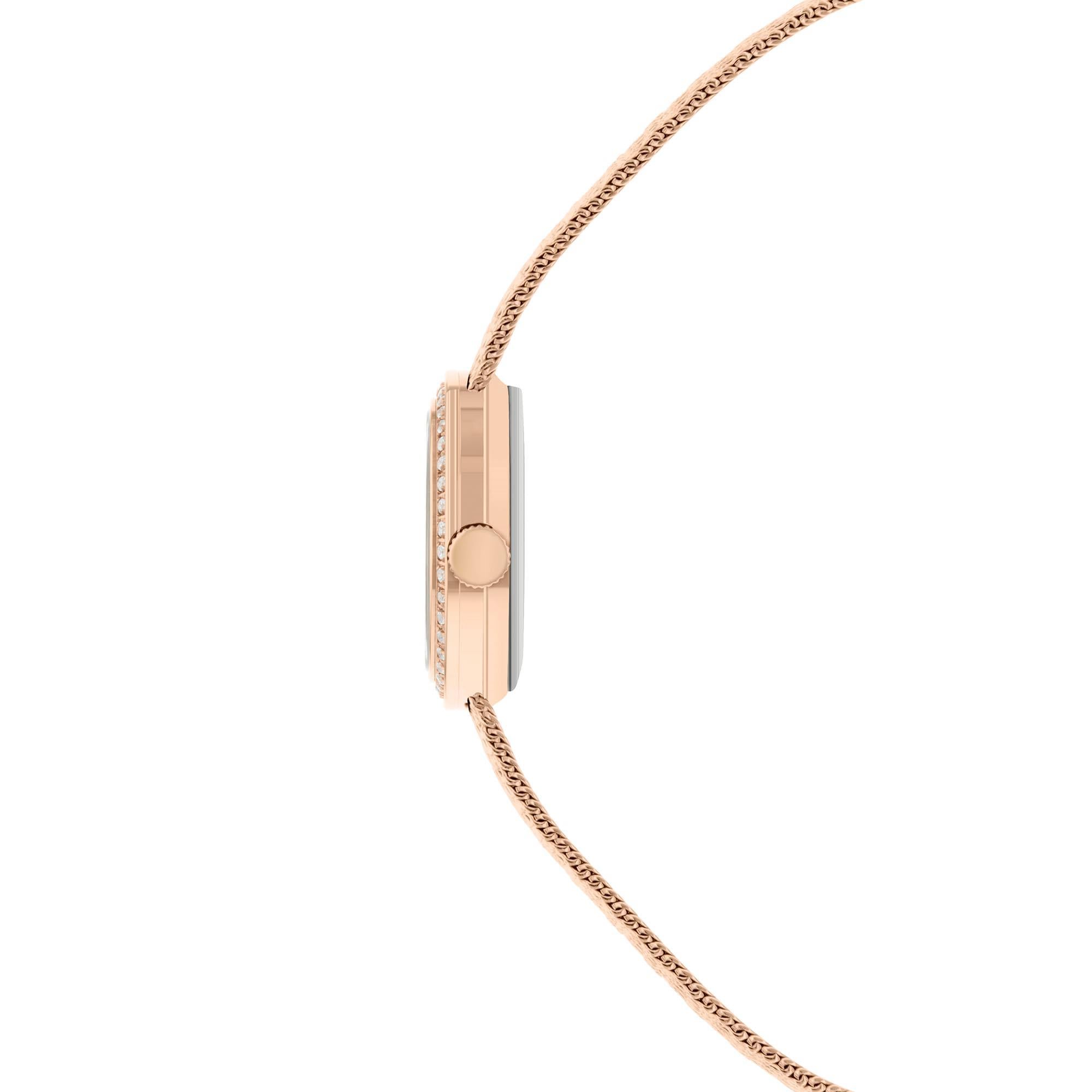 Radley Quartz Pink Dial Gold Milanese Brass Bracelet Ladies Watch RY4570