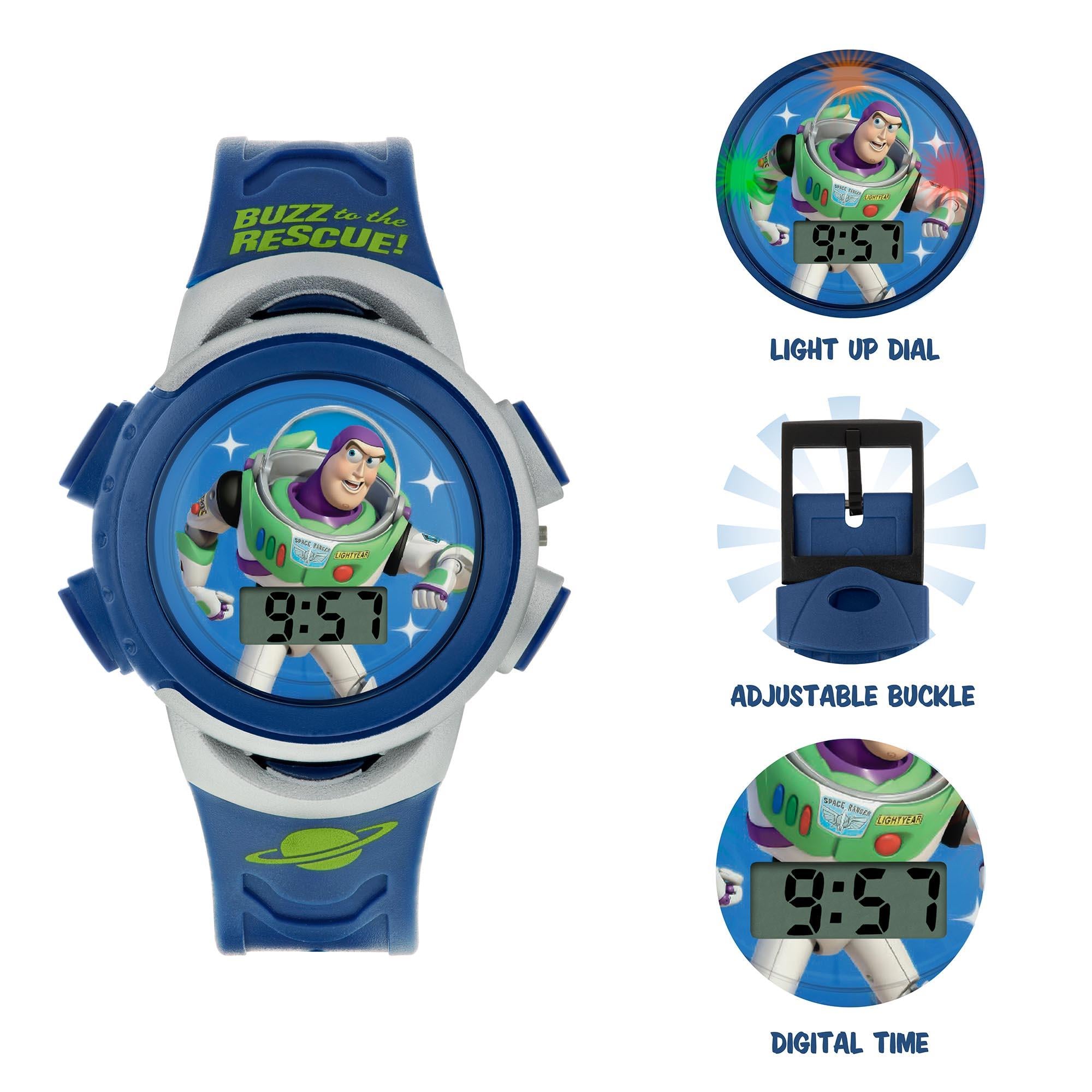 Disney Toy Story Quartz White Dial Pink Plastic Strap Kids Watch TYM4000ARG