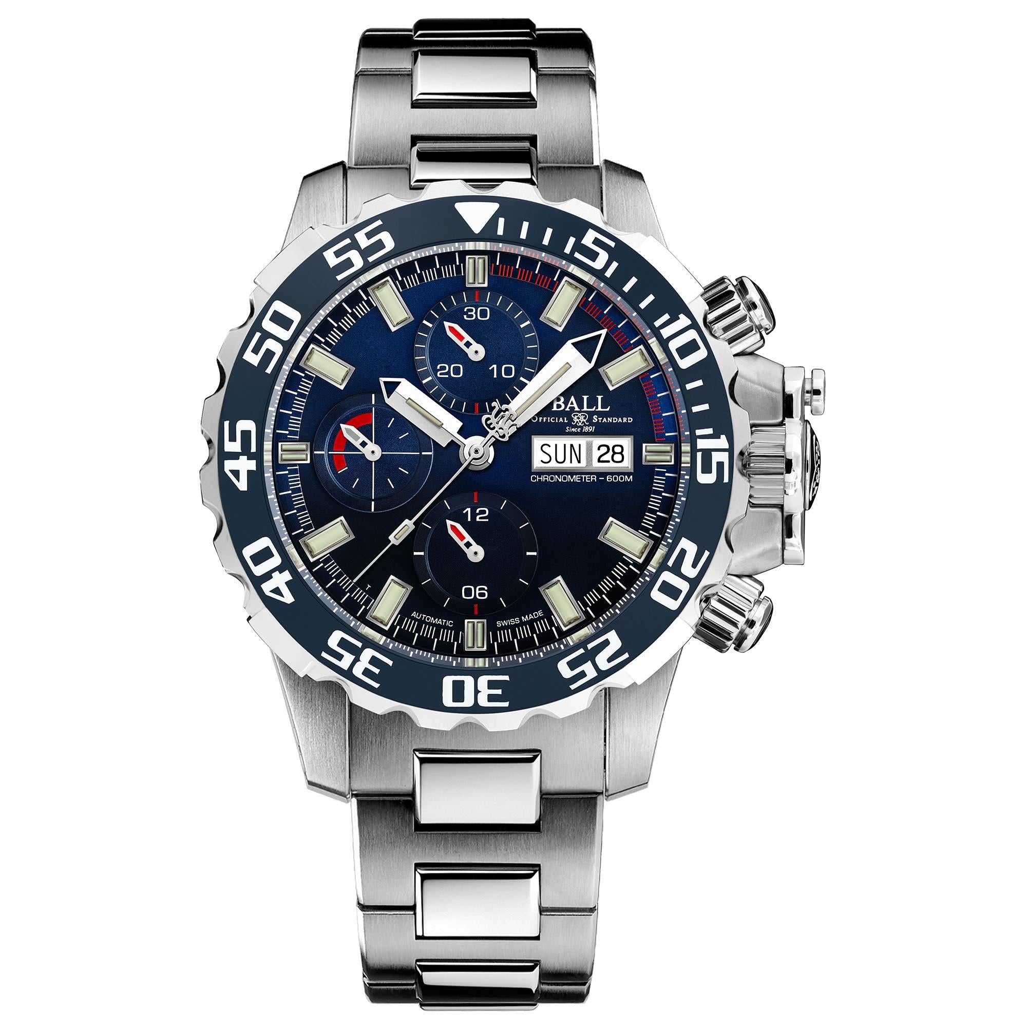 BALL Engineer Hydrocarbon Nedu Automatic Blue Dial Steel Strap Men's Watch DC3226A-S3C-BE