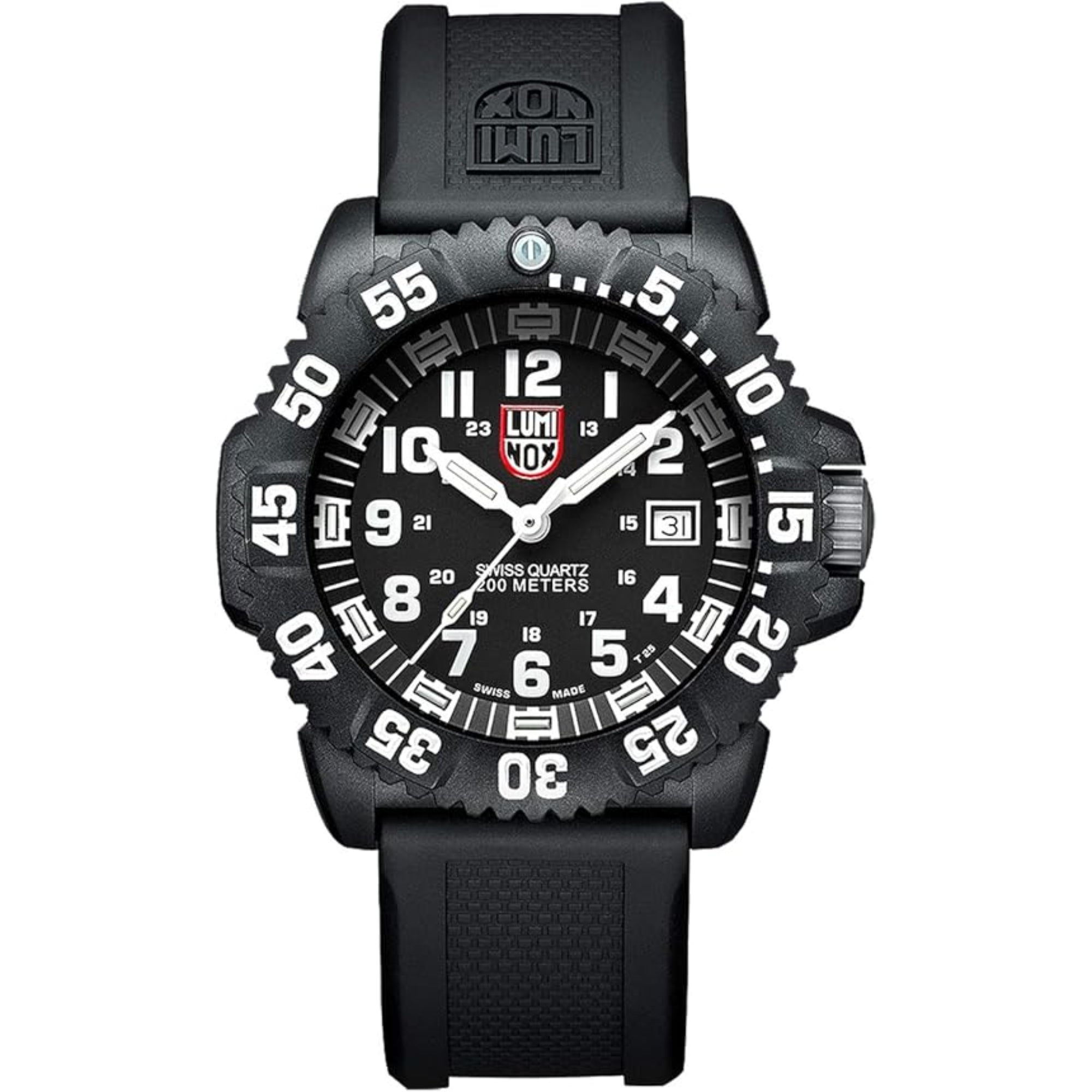 Luminox Original Navy SEAL 3000 Series Black Dial Rubber Strap Men's Watch XS.3001.F