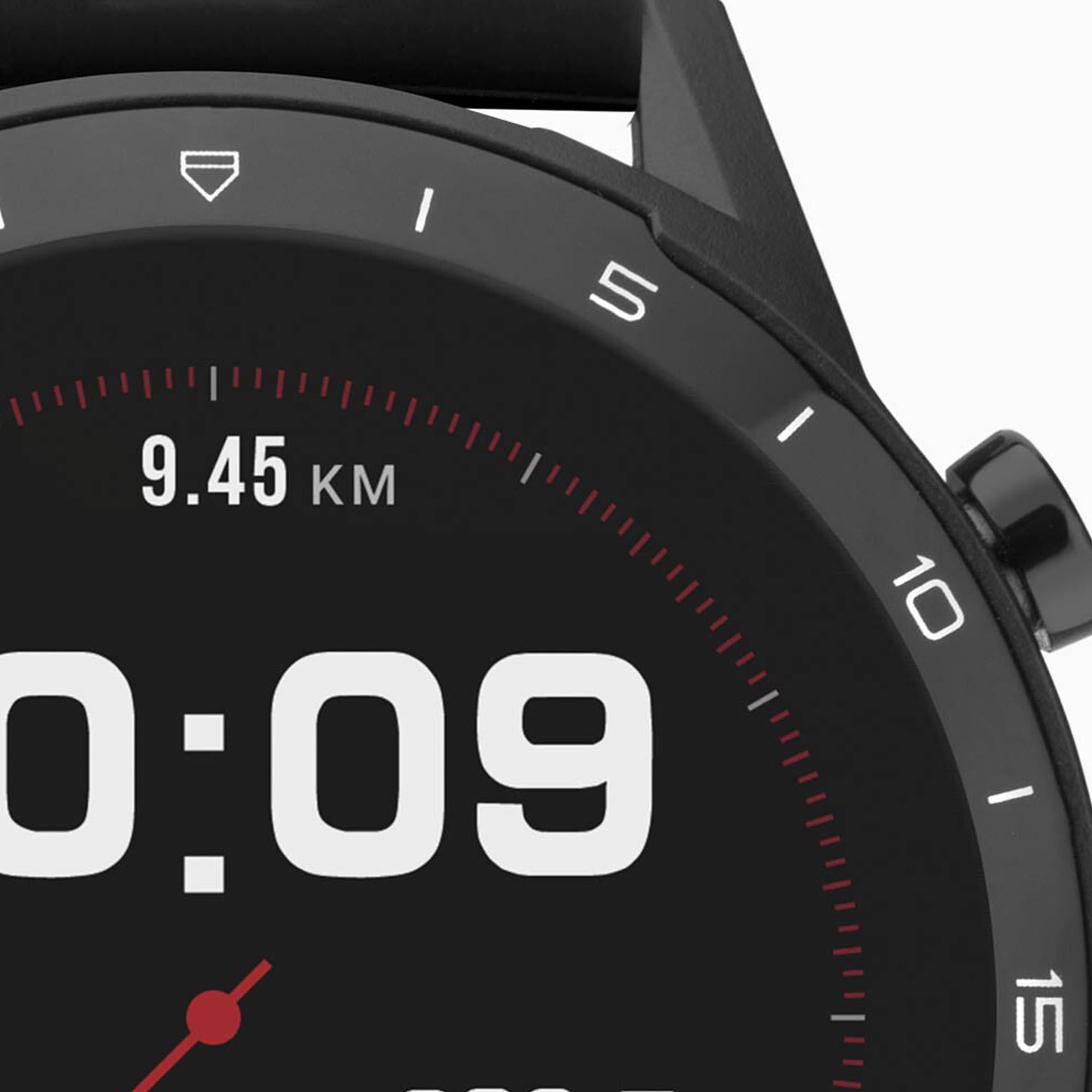 Sekonda Black Interactive Dial Black Silicone Strap Men’s Smart Watch 1909
