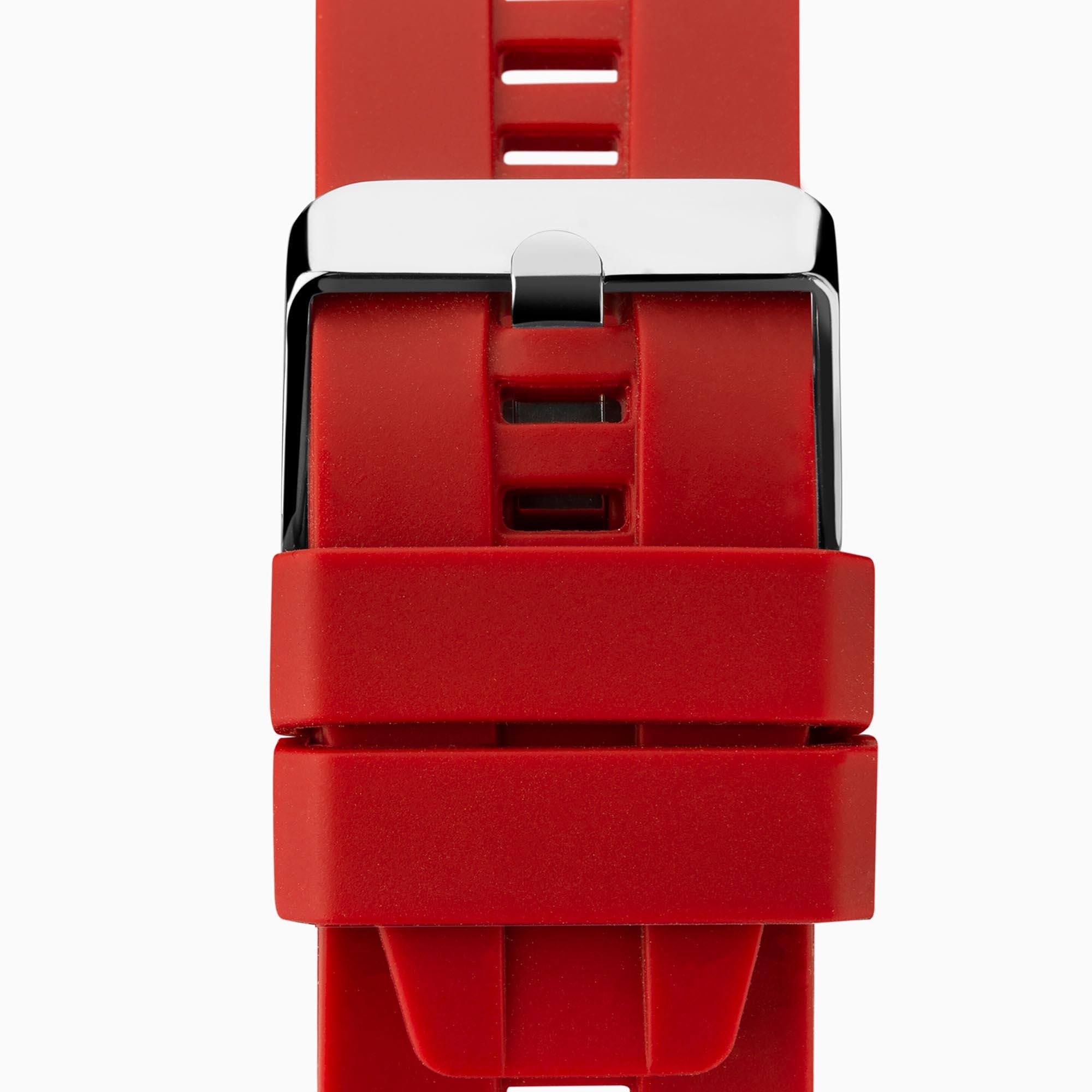 Sekonda Black Interactive Dial Red Silicone Strap Men's Smart Watch 1910