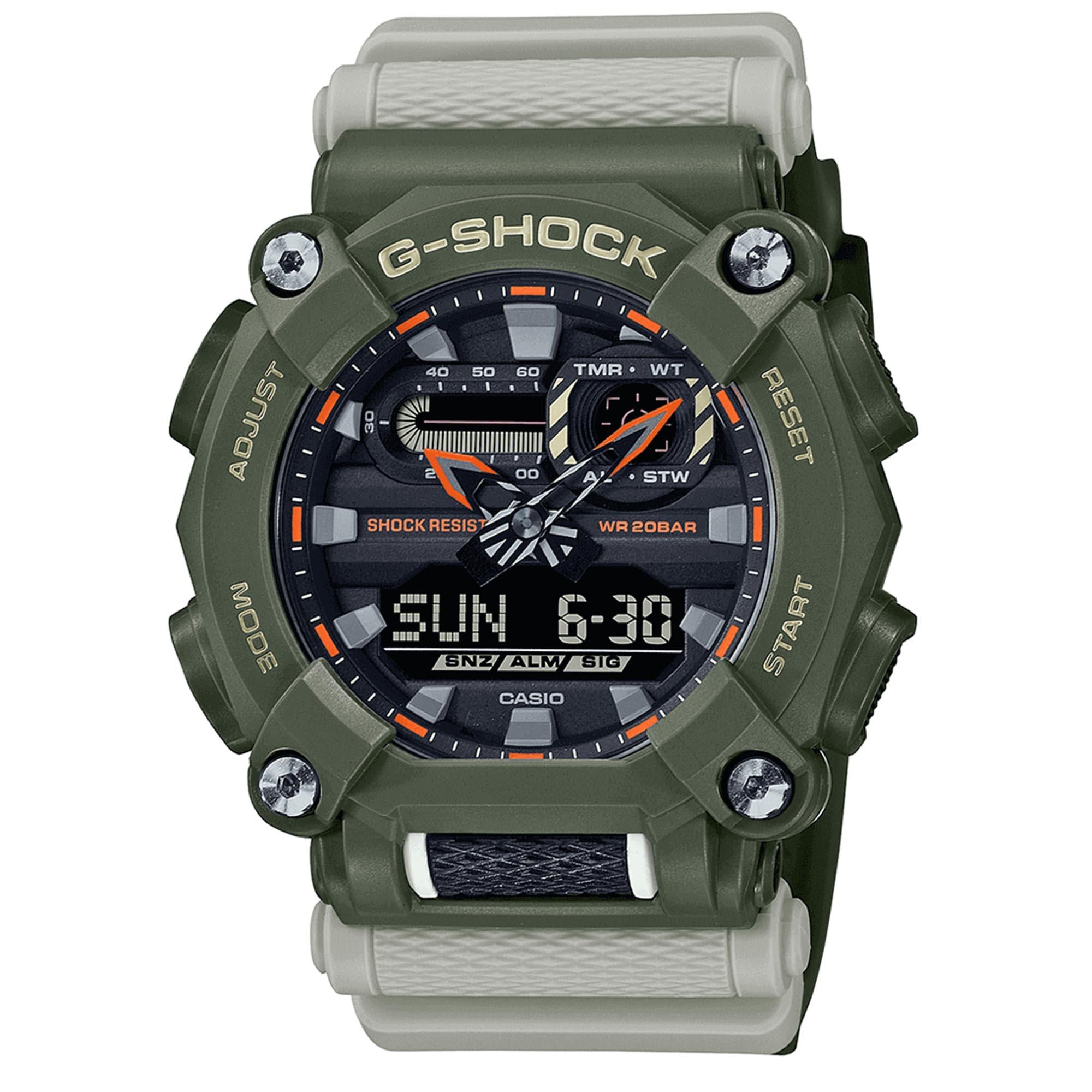 Casio G-Shock Hidden Coast Series Quartz Black Dial Grey Resin Strap Mens Watch GA-900HC-3AER