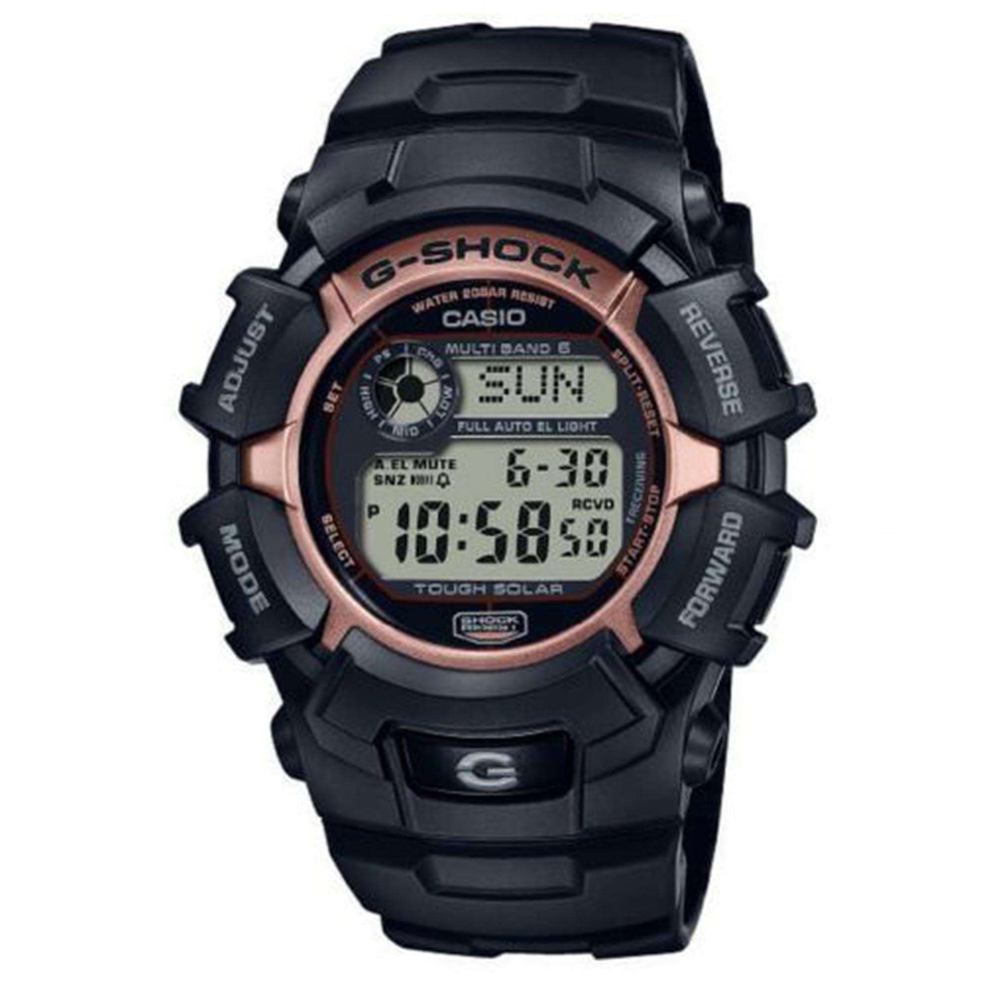 Casio G-Shock ‘Fire Package’ Solar Quartz Black Dial Silicone Watch GW-2320SF-1B5ER