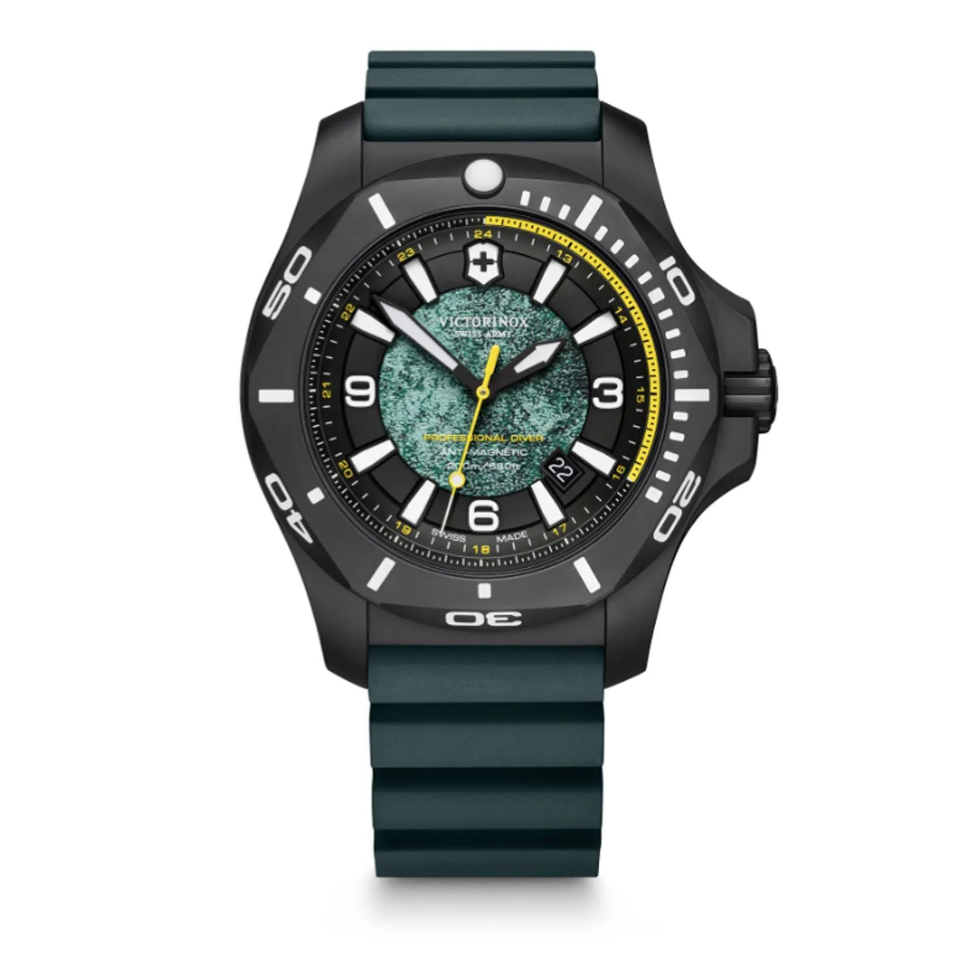 Victorinox I.N.O.X Professional Diver Limited Edition Titanium Quartz Black Rubber Strap Men's Watch 241957.1