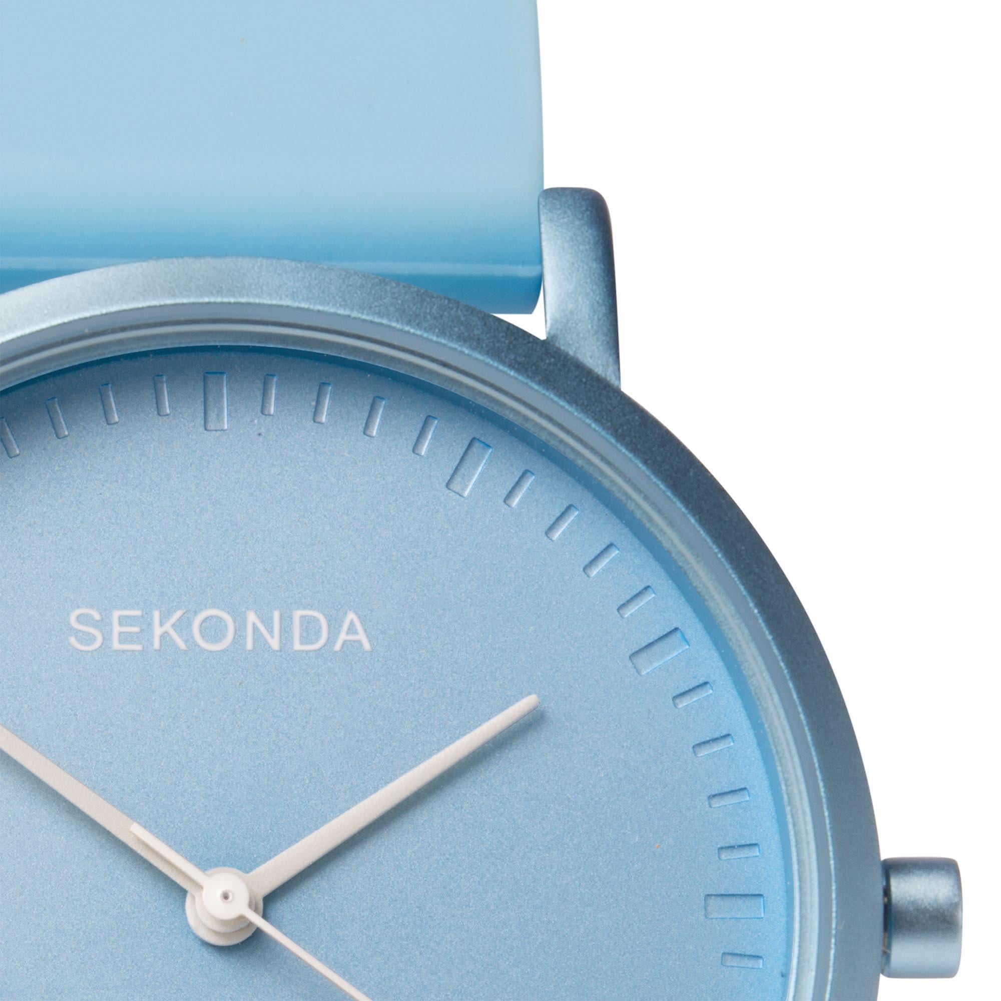 Sekonda In Colour Quartz Blue Dial Blue Silicone Strap Ladies Watch 40393