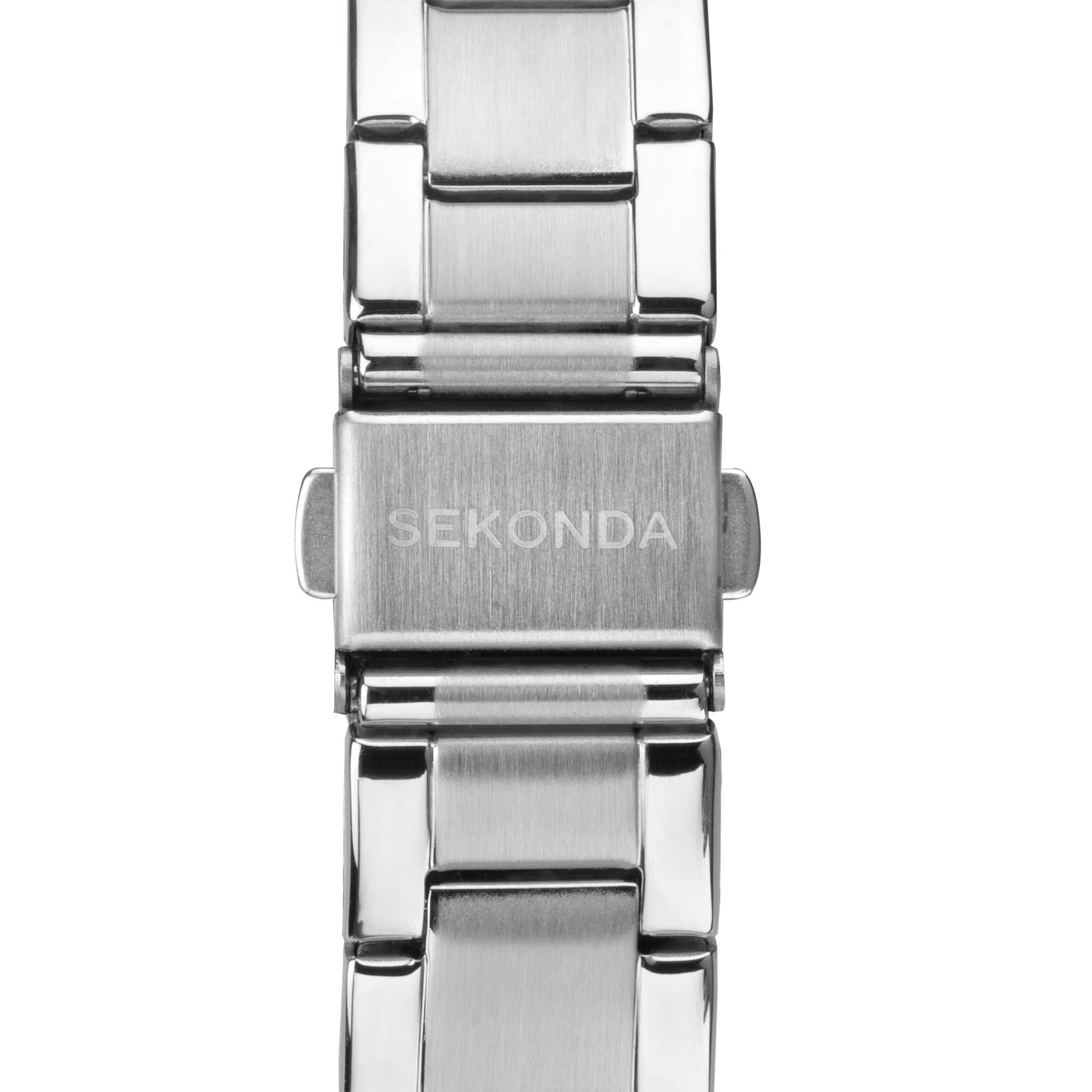 Sekonda ColourPop Quartz Navy Dial Stainless Steel Bracelet Ladies Watch 40366