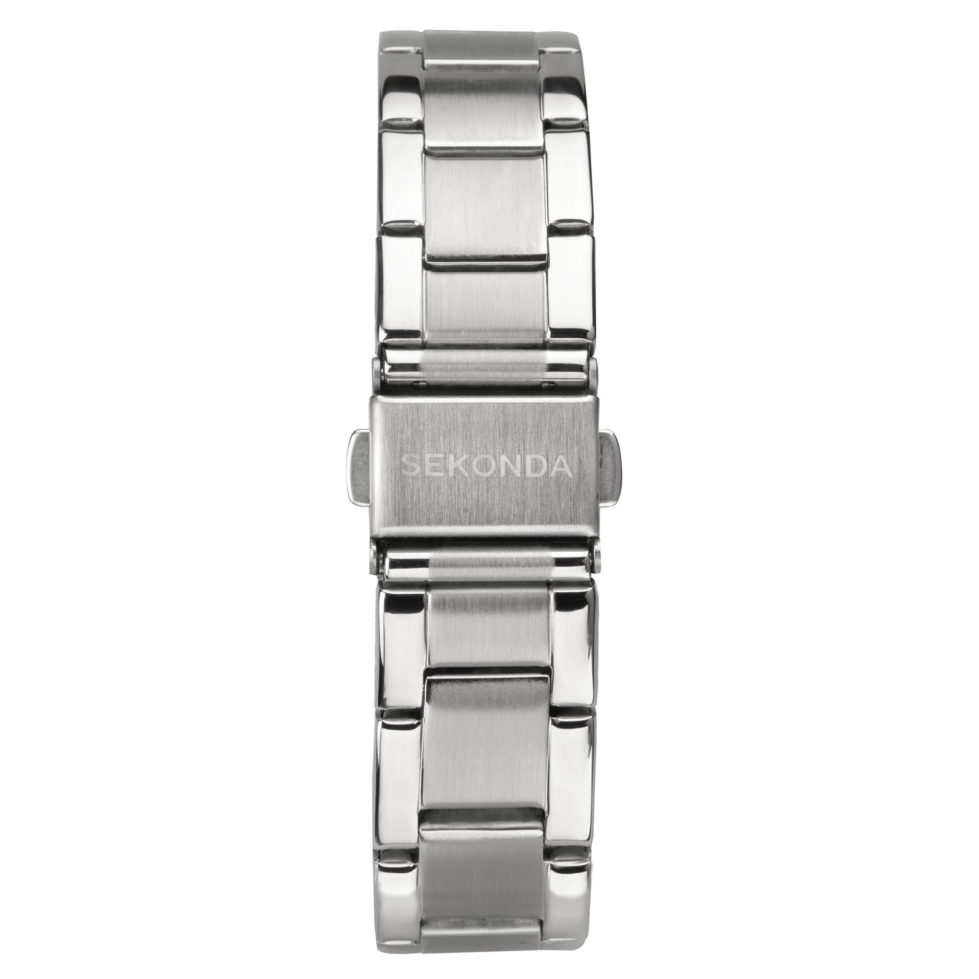 Sekonda ColourPop Quartz Pink Dial Stainless Steel Bracelet Ladies Watch 40398