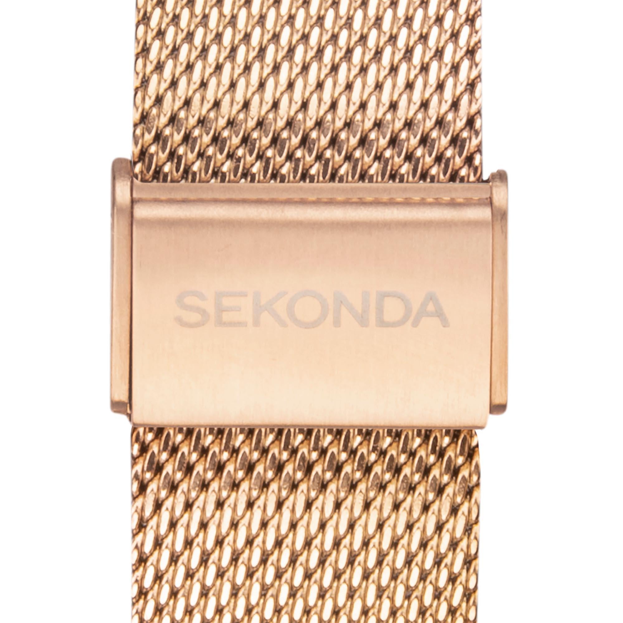 Sekonda Smartwatch Quartz Rose Gold Bracelet Ladies Watch 40388