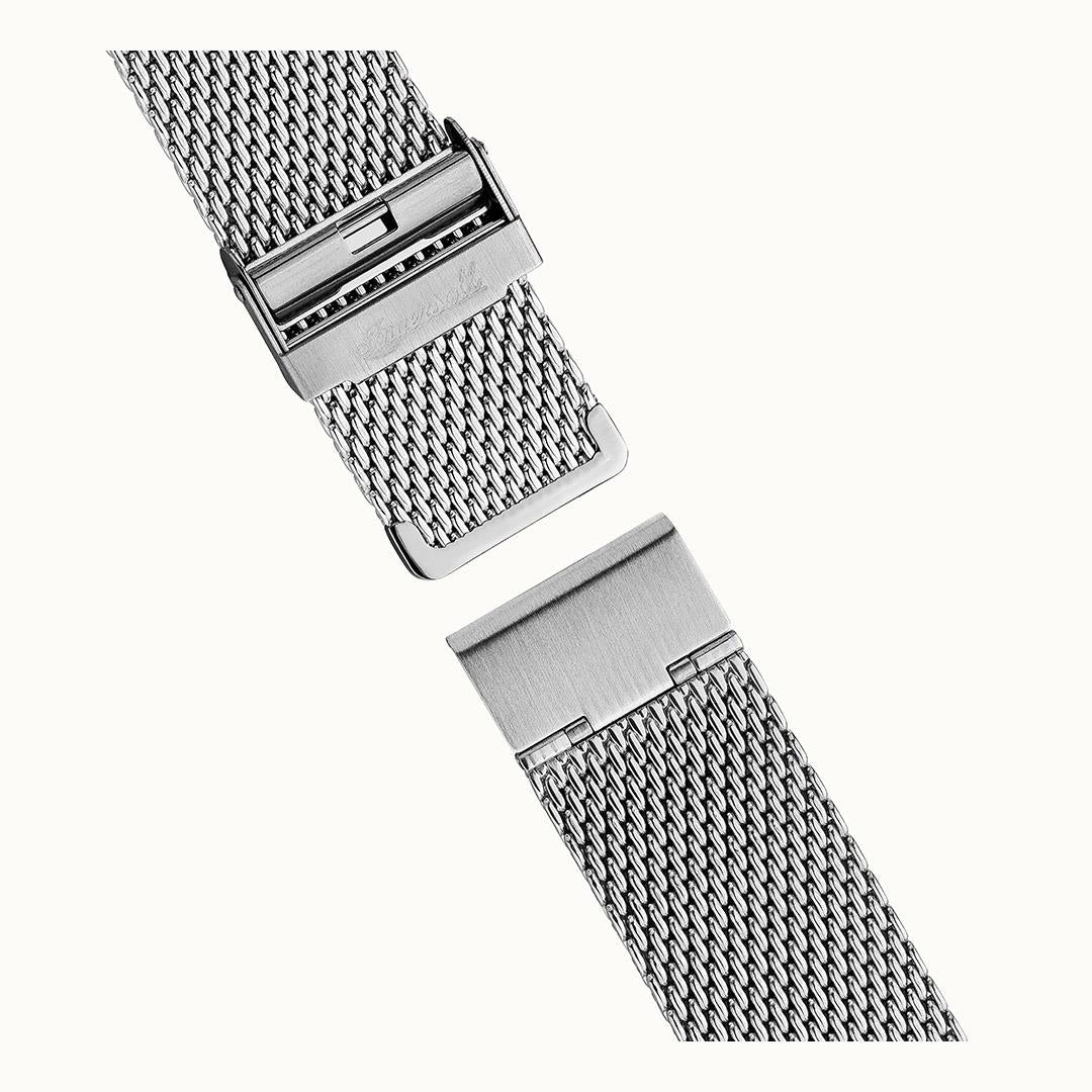Ingersoll The Herald Automatic Grey Dial Milanese Bracelet Men's Watch I00405B