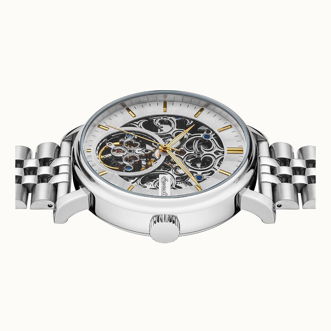 Ingersoll The Charles Automatic Silver Dial Stainless Steel Bracelet Men's Watch I05803B