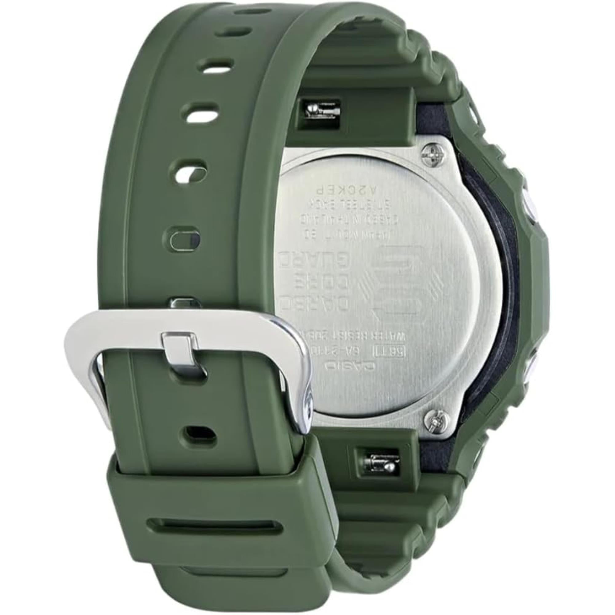 Casio G-Shock Street Utility Digital Green Resin Strap Men's Watch GA-2110SU-3AER