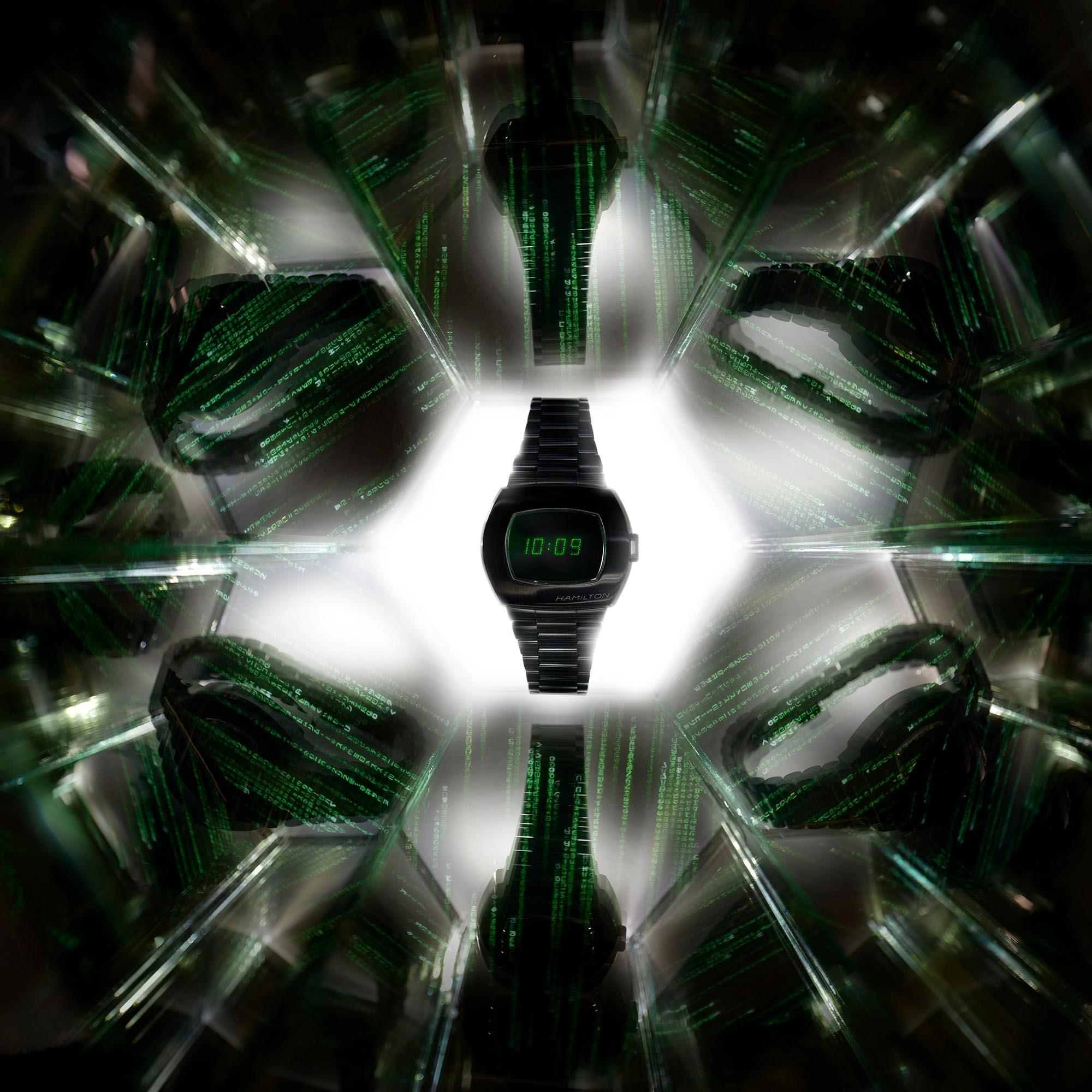 Hamilton American Classic Limited Edition PSR MTX Digital Dial Stainless Steel Bracelet Men's Watch H524341300