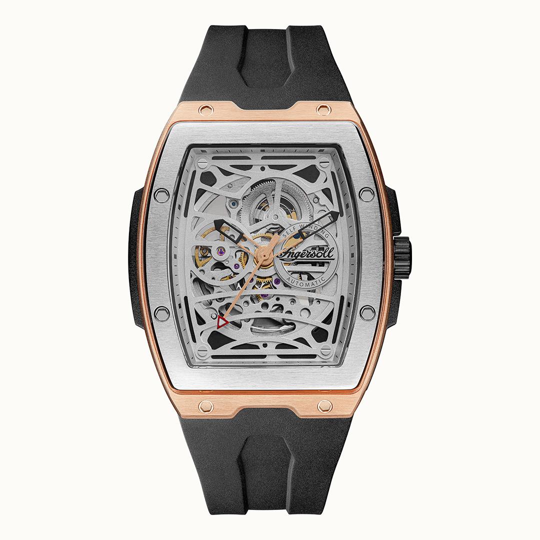 Ingersol The Challenger Automatic Black Strap Men's Watch I12302