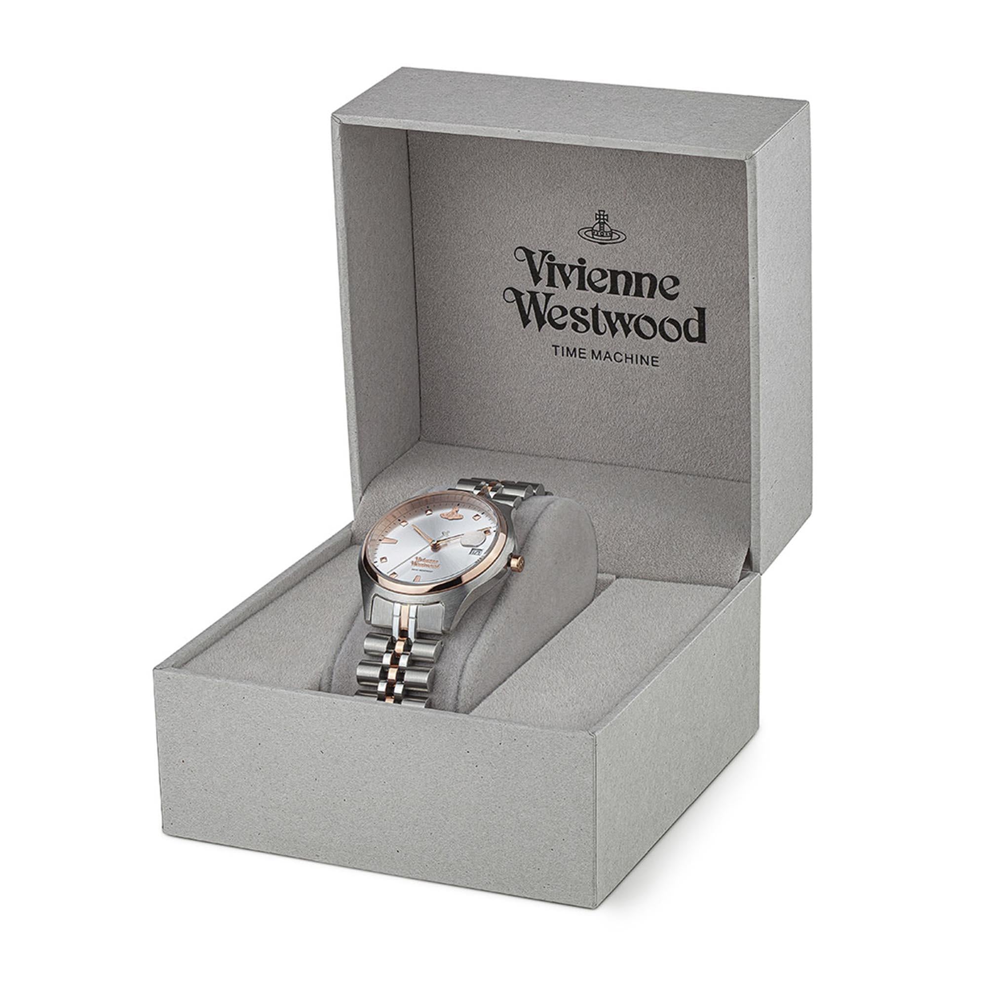 Vivienne Westwood Camberwell Quartz Silver Dial Stainless Steel Bracelet Ladies Watch VV261SLSR