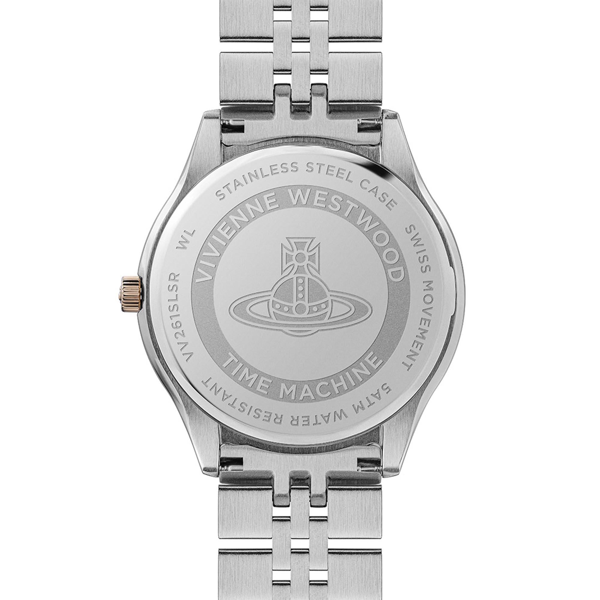 Vivienne Westwood Camberwell Quartz Silver Dial Stainless Steel Bracelet Ladies Watch VV261SLSR