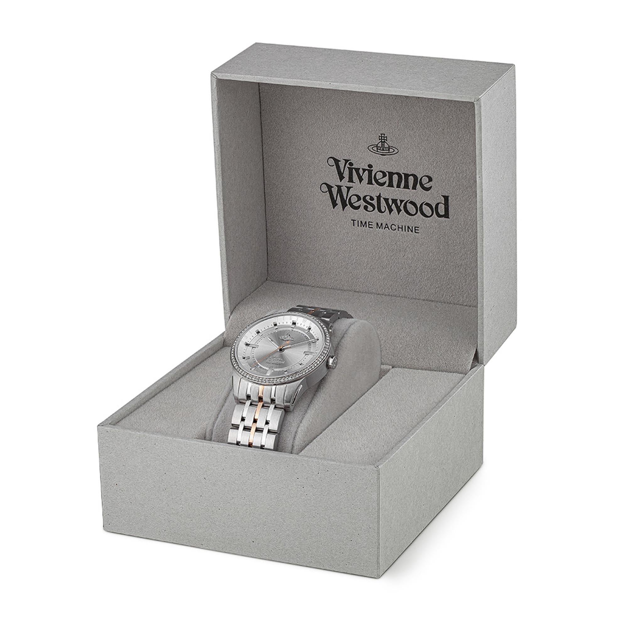 Vivienne Westwood East End Quartz Silver Dial Stainless Steel Bracelet Ladies Watch VV262WSSR