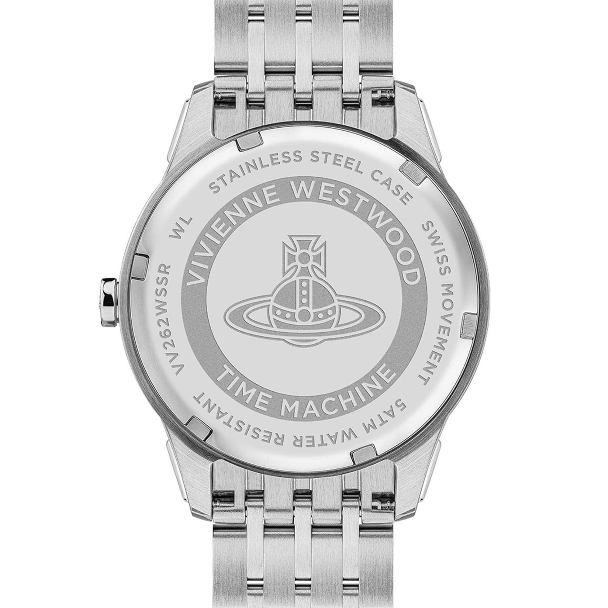Vivienne Westwood East End Quartz Silver Dial Stainless Steel Bracelet Ladies Watch VV262WSSR