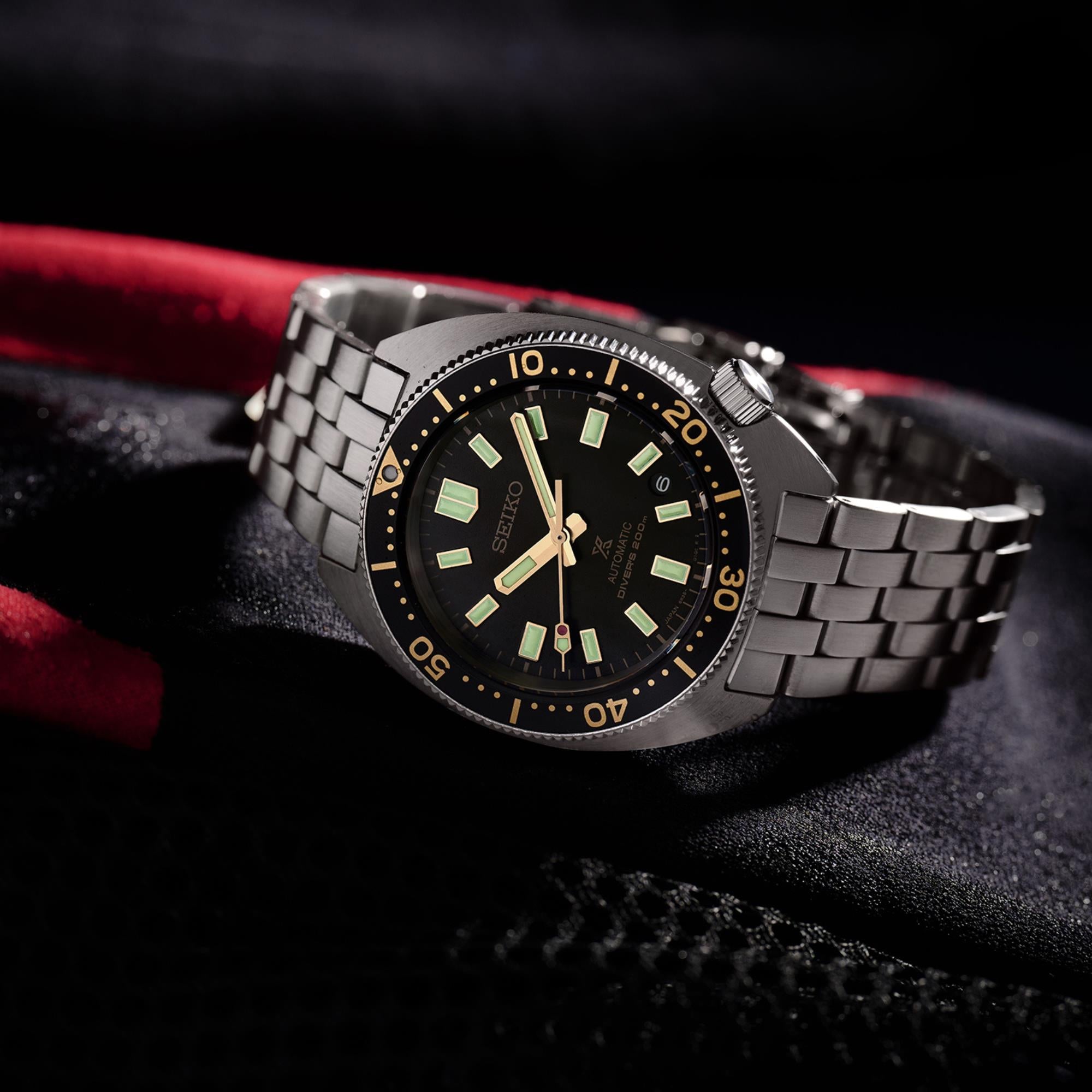 Seiko Prospex Heritage Turtle 1968 Recreation Automatic Black Dial Stainless Steel Bracelet SPB315J1