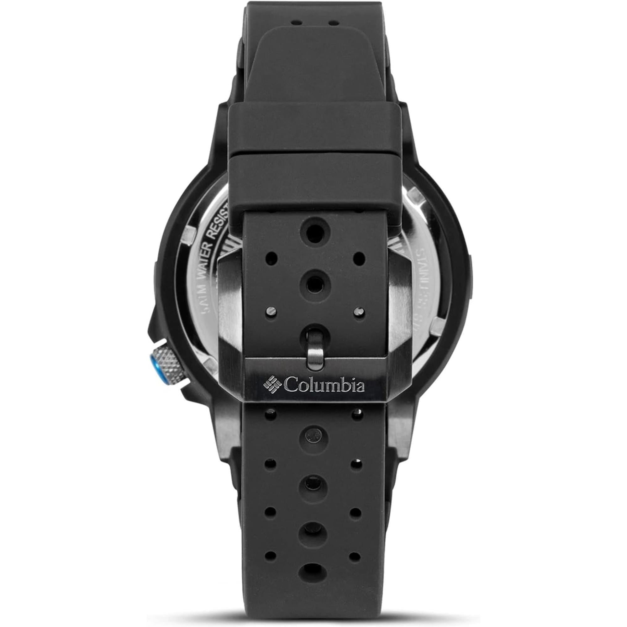 Columbia Peak Patrol Quartz Grey Dial Grey Silicone Strap Men's Watch CSC03-003