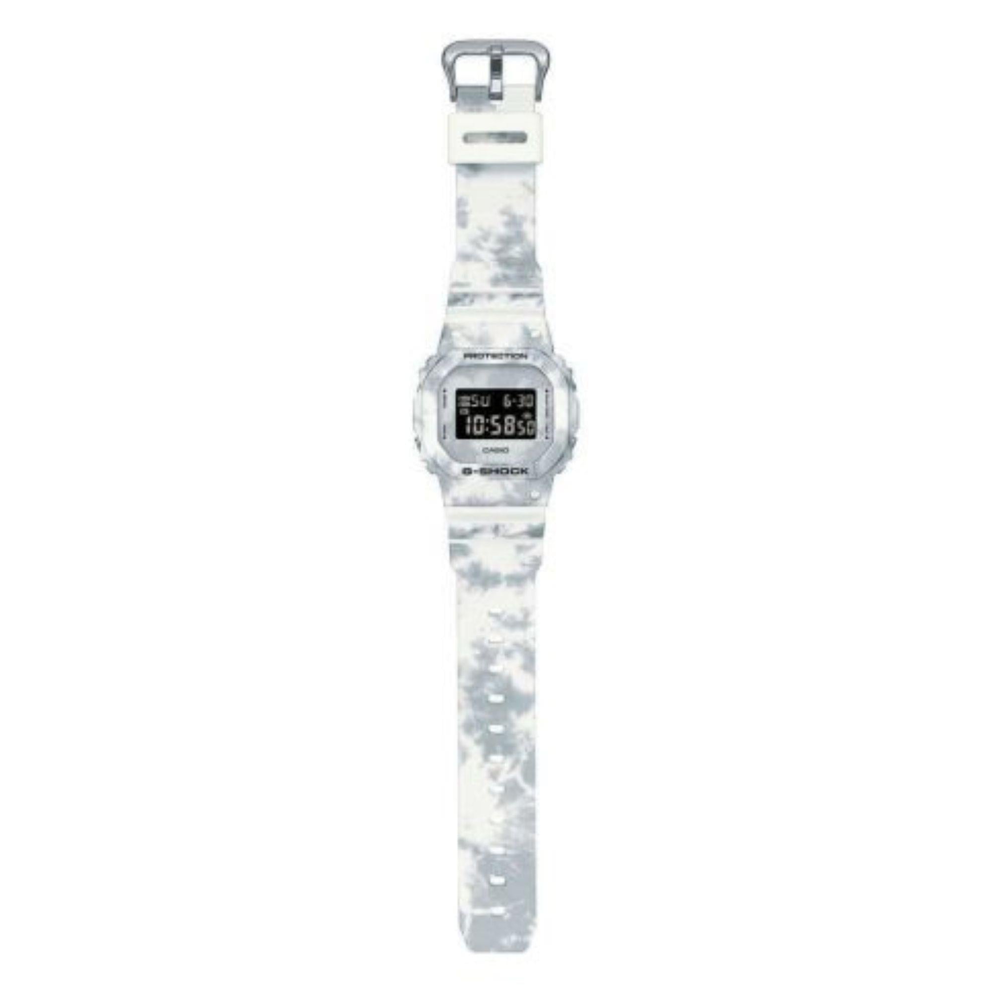 Casio G-Shock Frozen Forest Series Snow Camouflage Quartz Digital Dial Men's Watch DW-5600GC-7ER