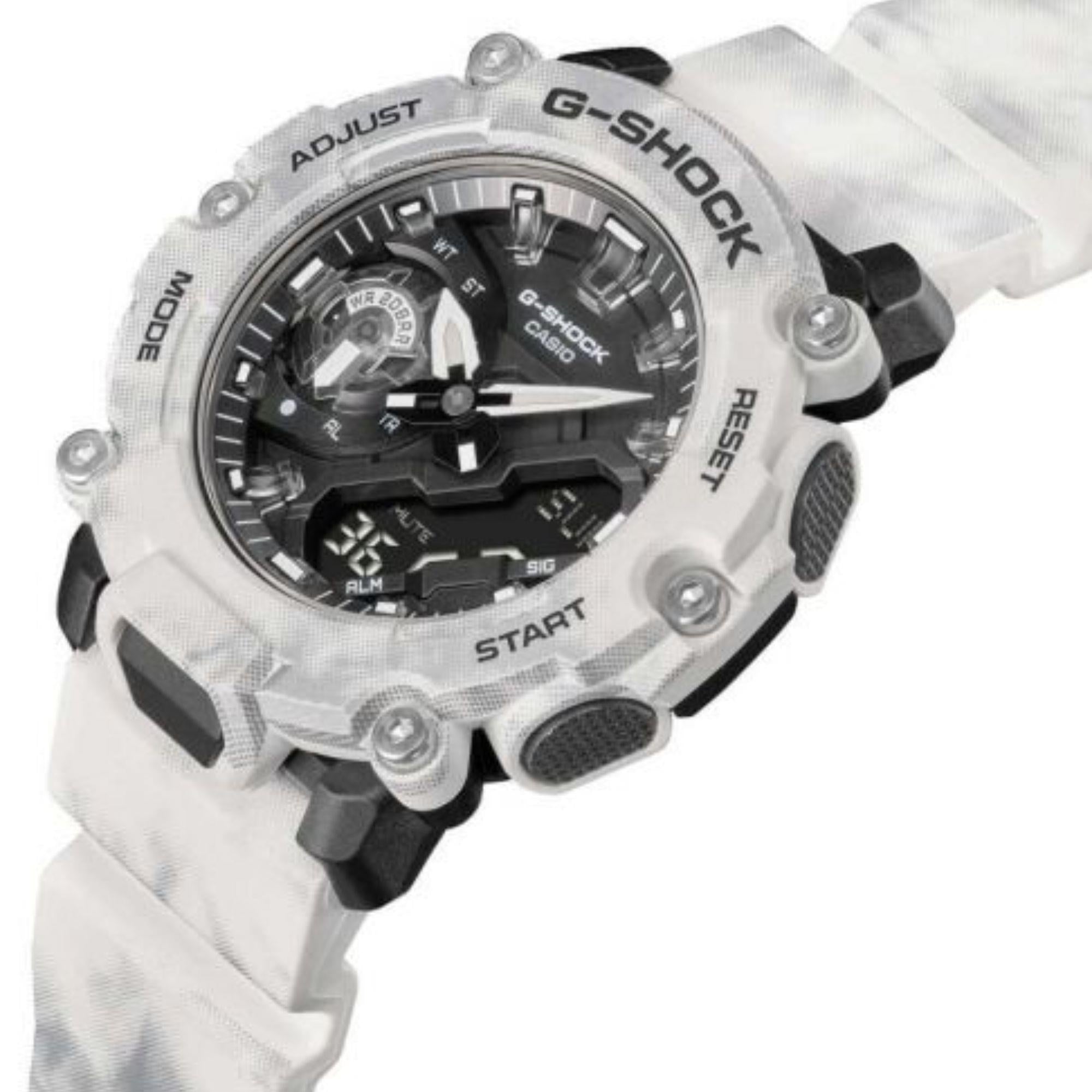 Casio G-Shock Snow Camo Series Dual Display Men's Watch GA-2200GC-7AER