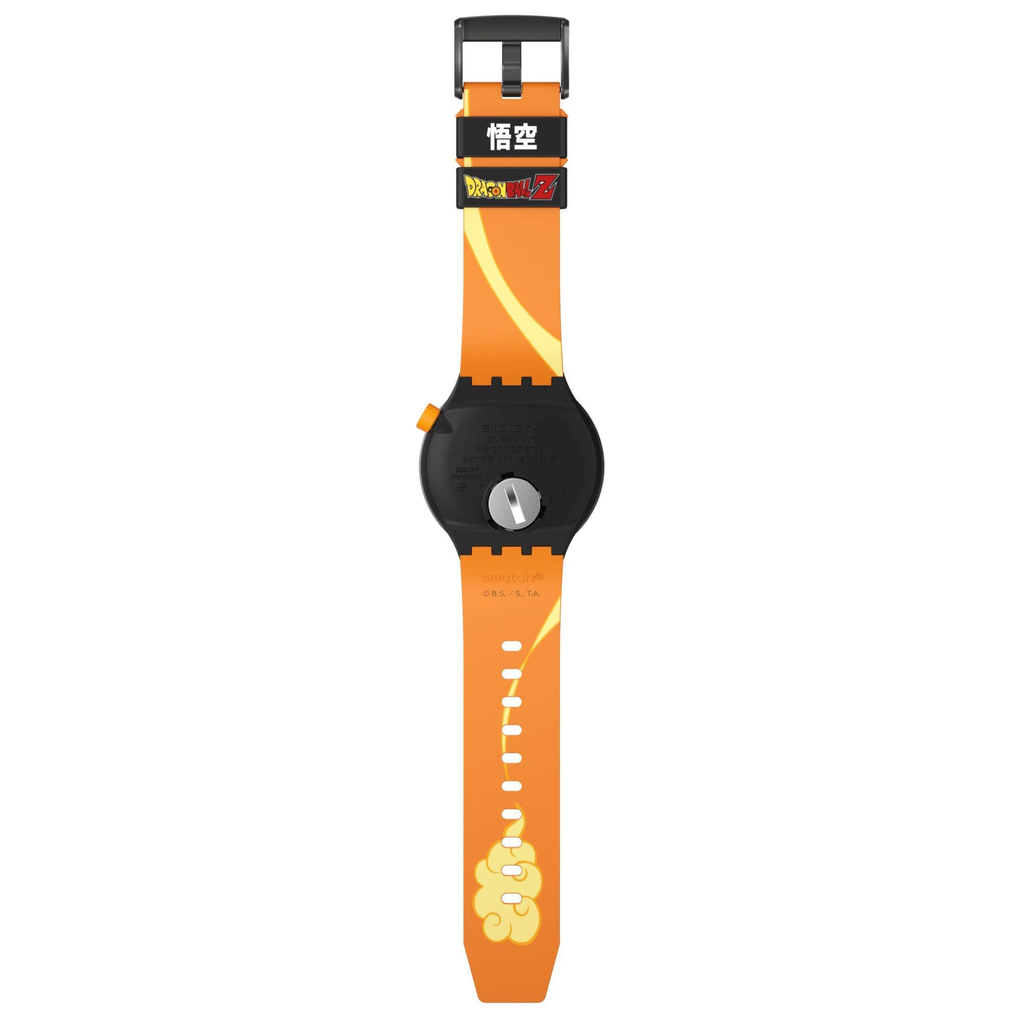 Swatch Dragon Ball X Goku White Dial Unisex Watch SB01Z101