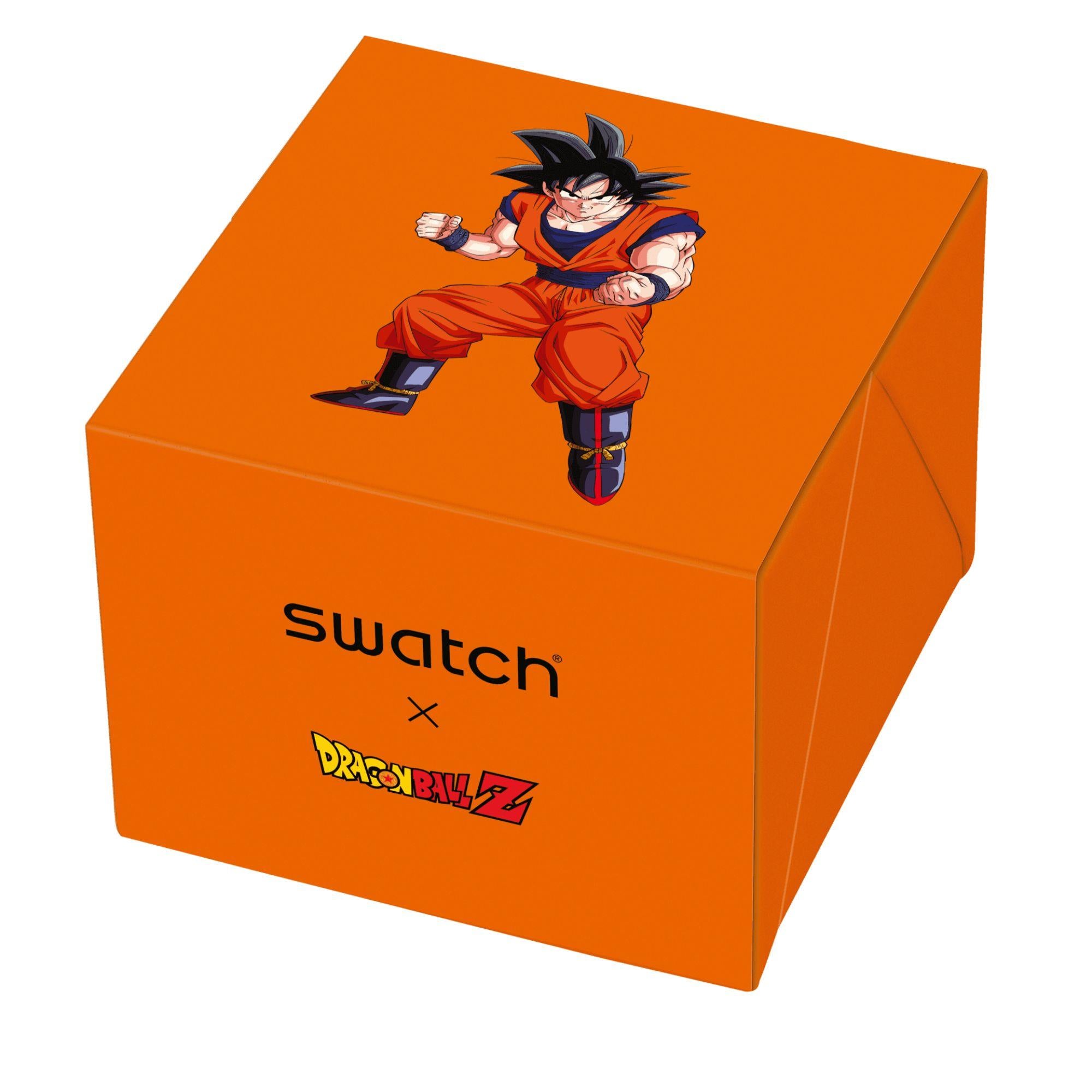 Swatch Dragon Ball X Goku White Dial Unisex Watch SB01Z101