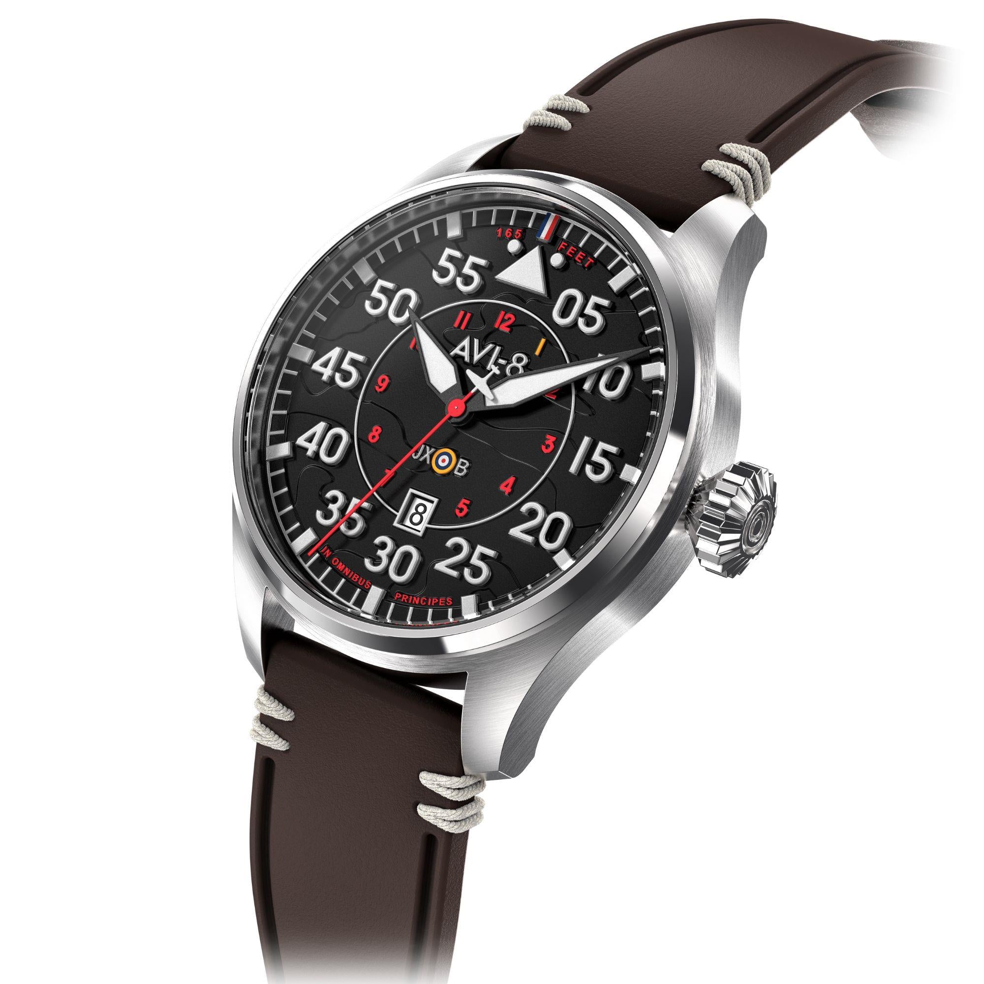 AVI-8 Hawker Hurricane Clowes Automatic Wittering Men's Watch AV-4097-01
