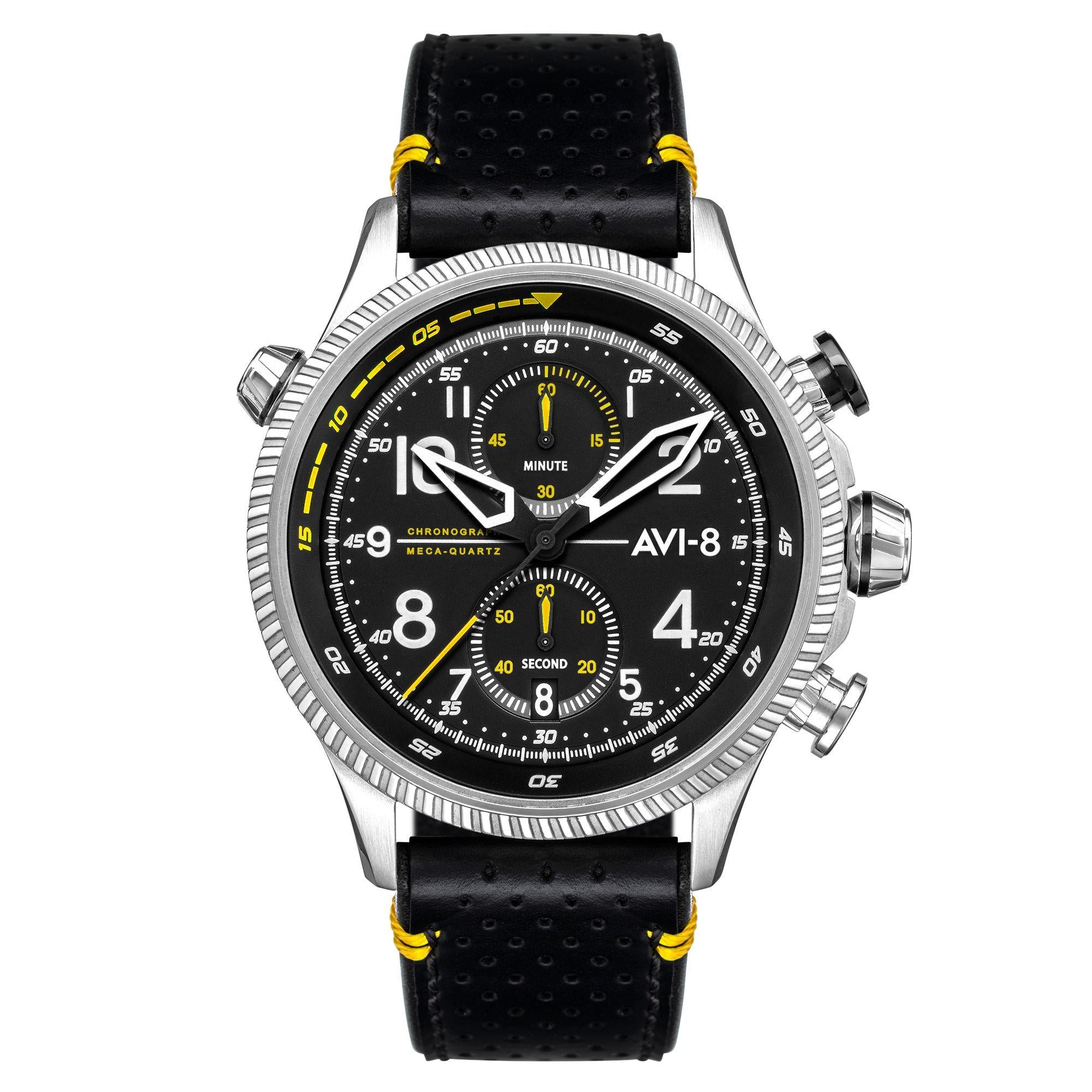 AVI-8 Hawker Hunter Duke Chronograph Halton Mens Watch AV-4080-01